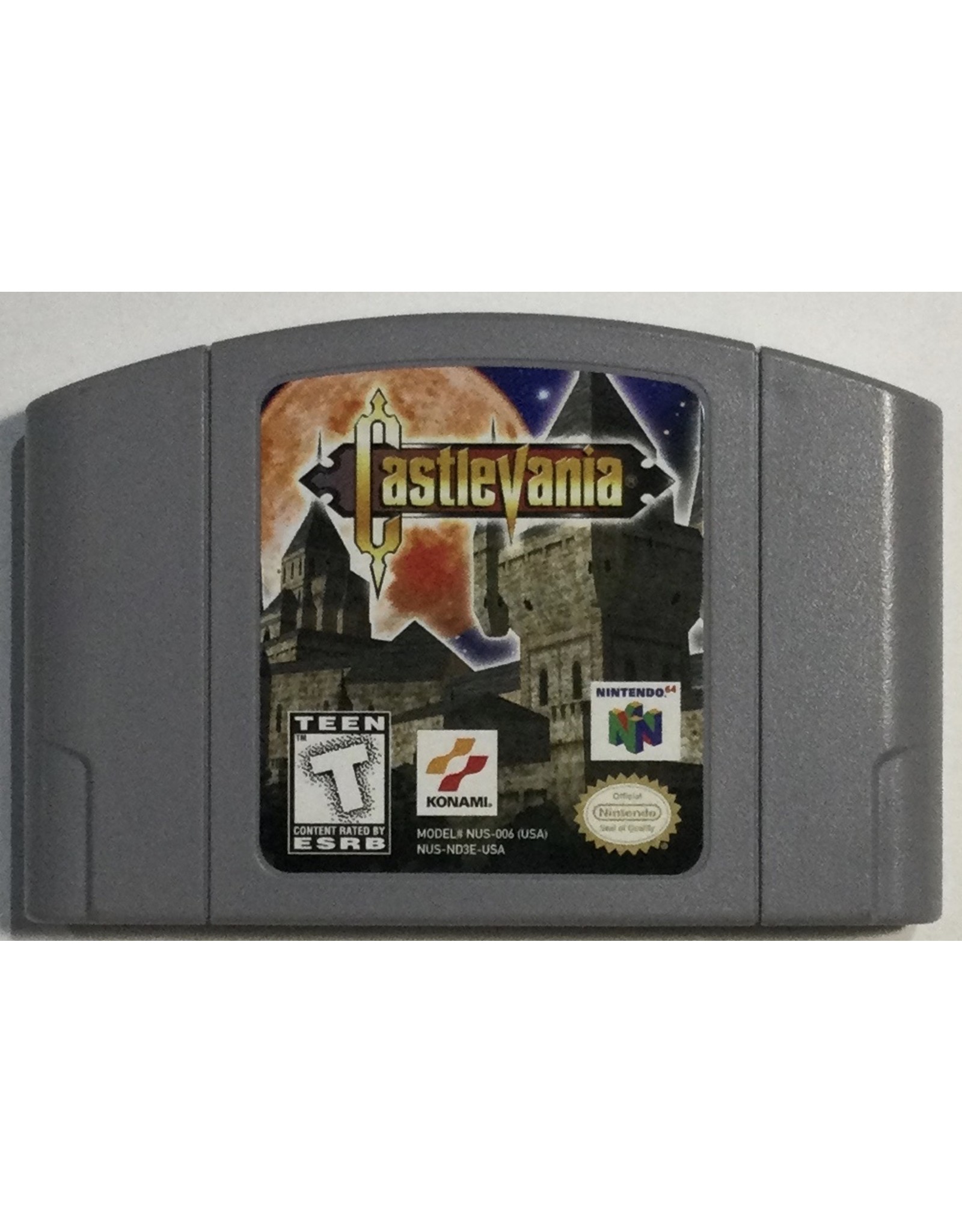KONAMI CastleVania for Nintendo 64 (N64)