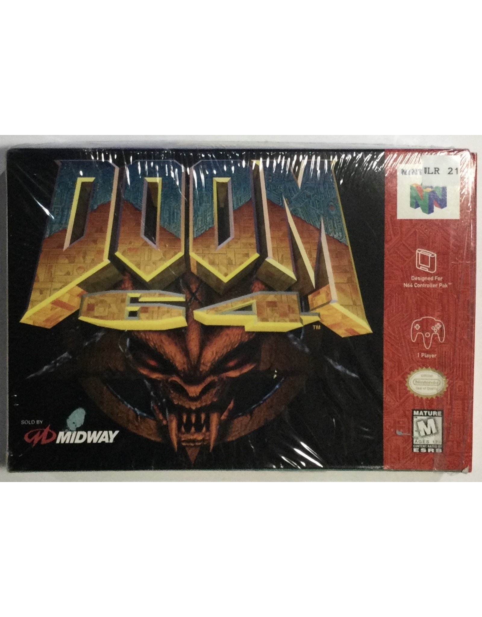 MIDWAY Doom 64 for Nintendo (N64) - CIB