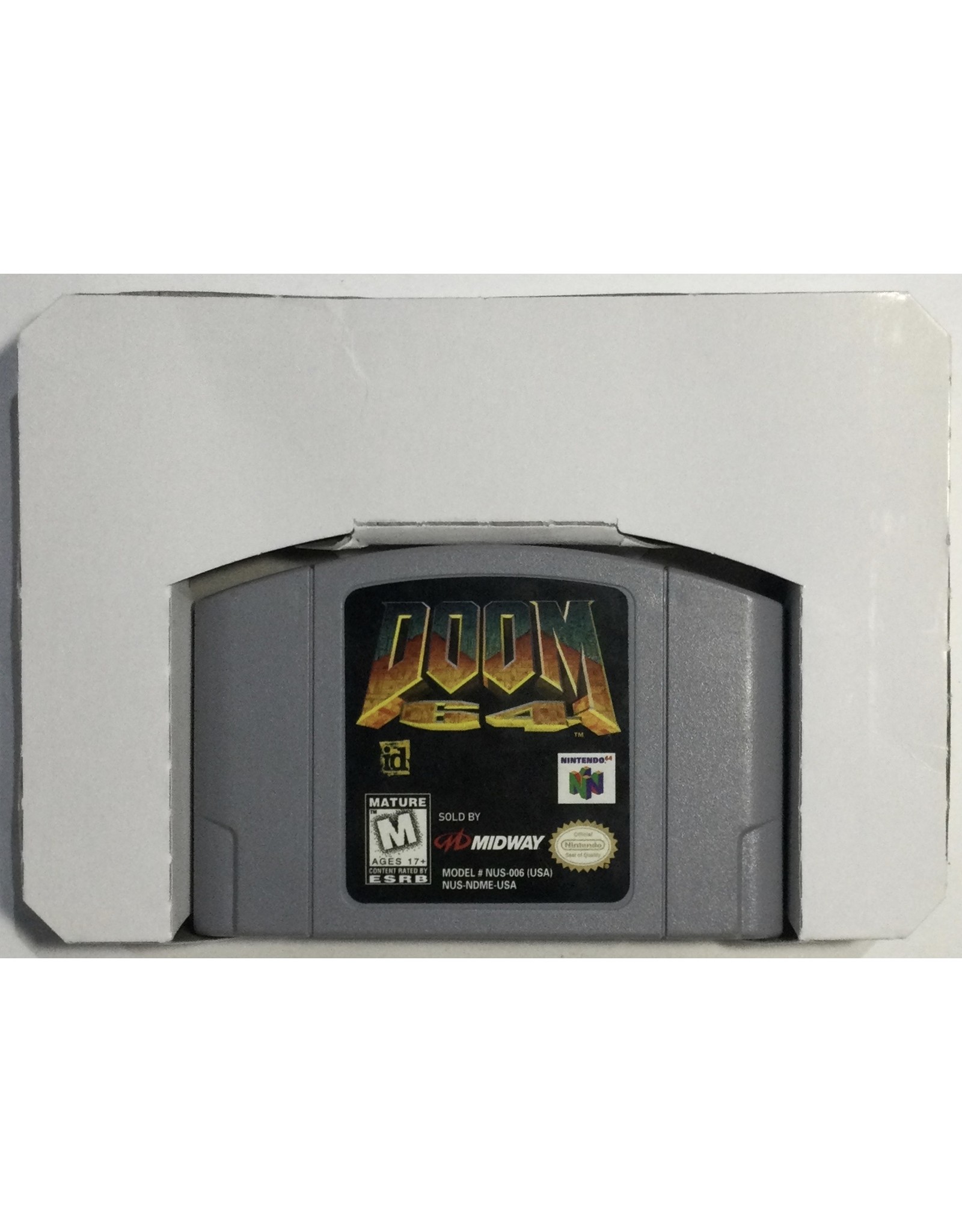 MIDWAY Doom 64 for Nintendo (N64) - CIB