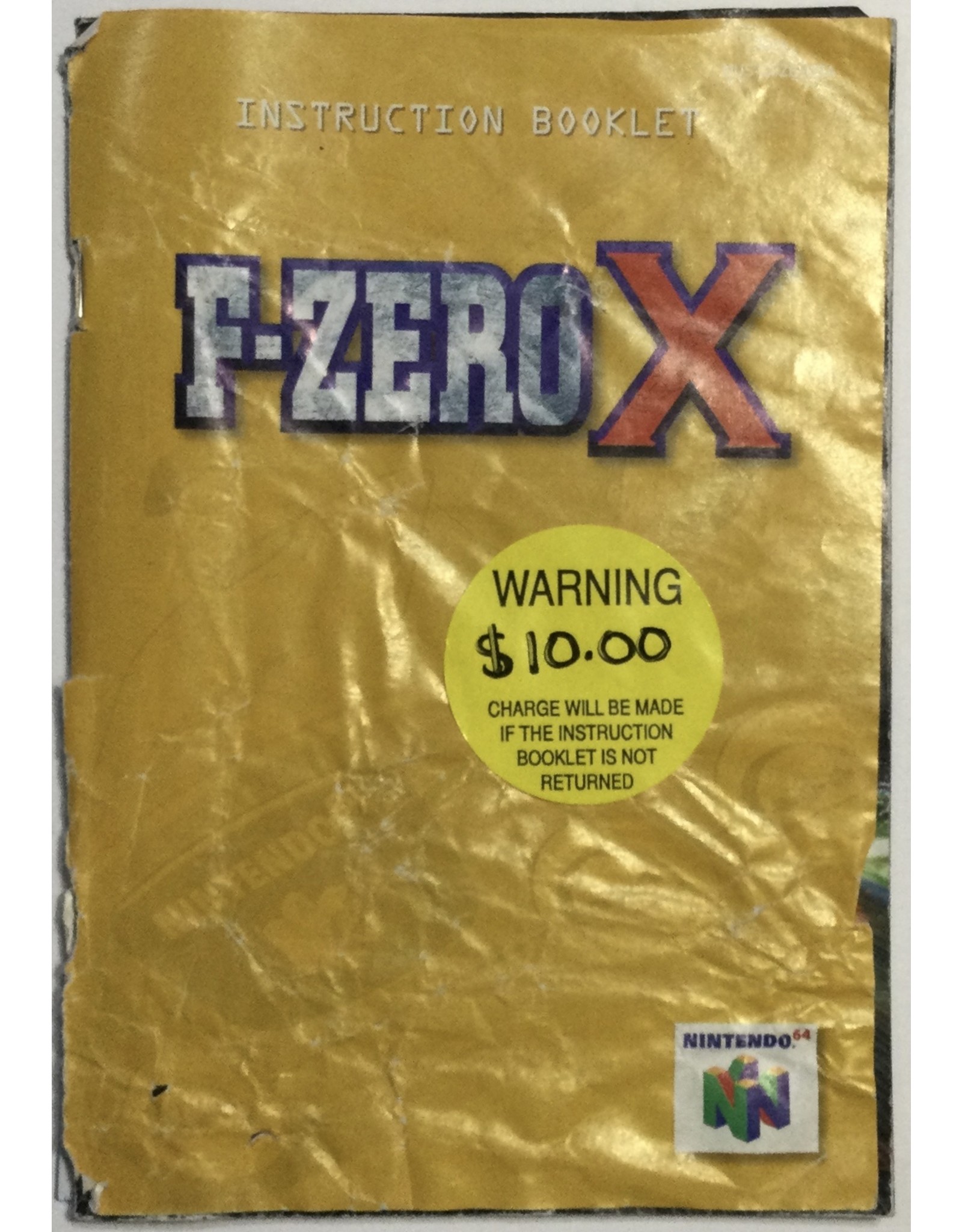 Nintendo F-Zero X for Nintendo 64 (N64) - CIB