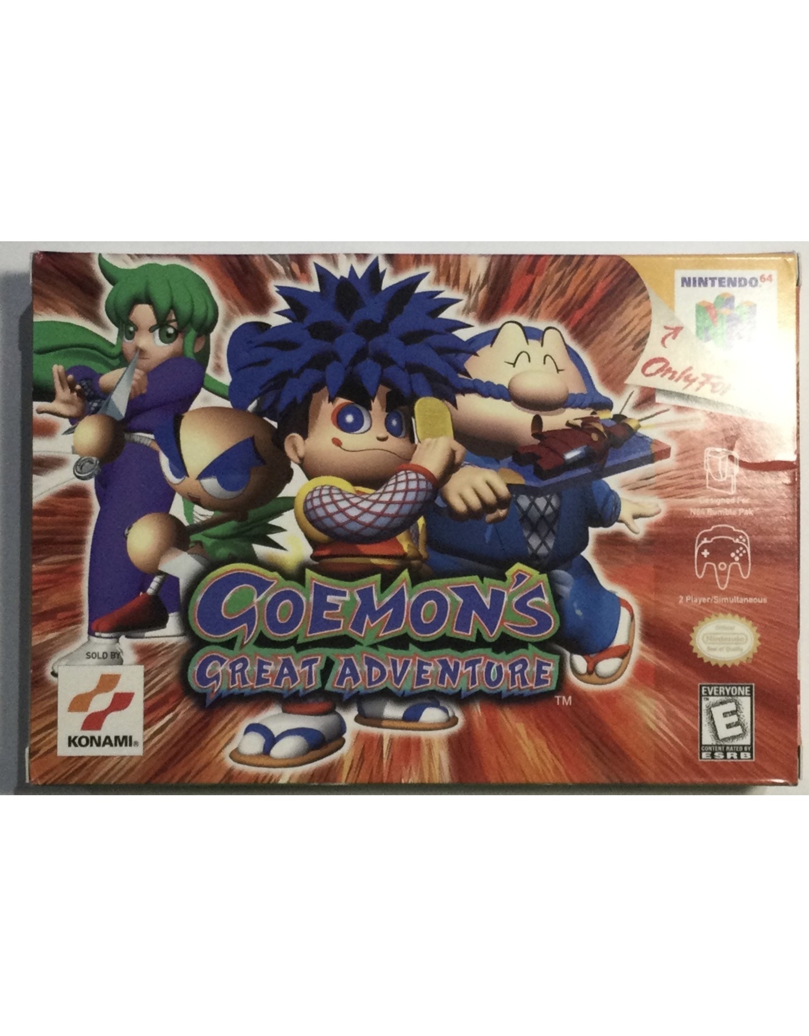 KONAMI Goemon's Great Adventure for Nintendo 64 (N64) - CIB