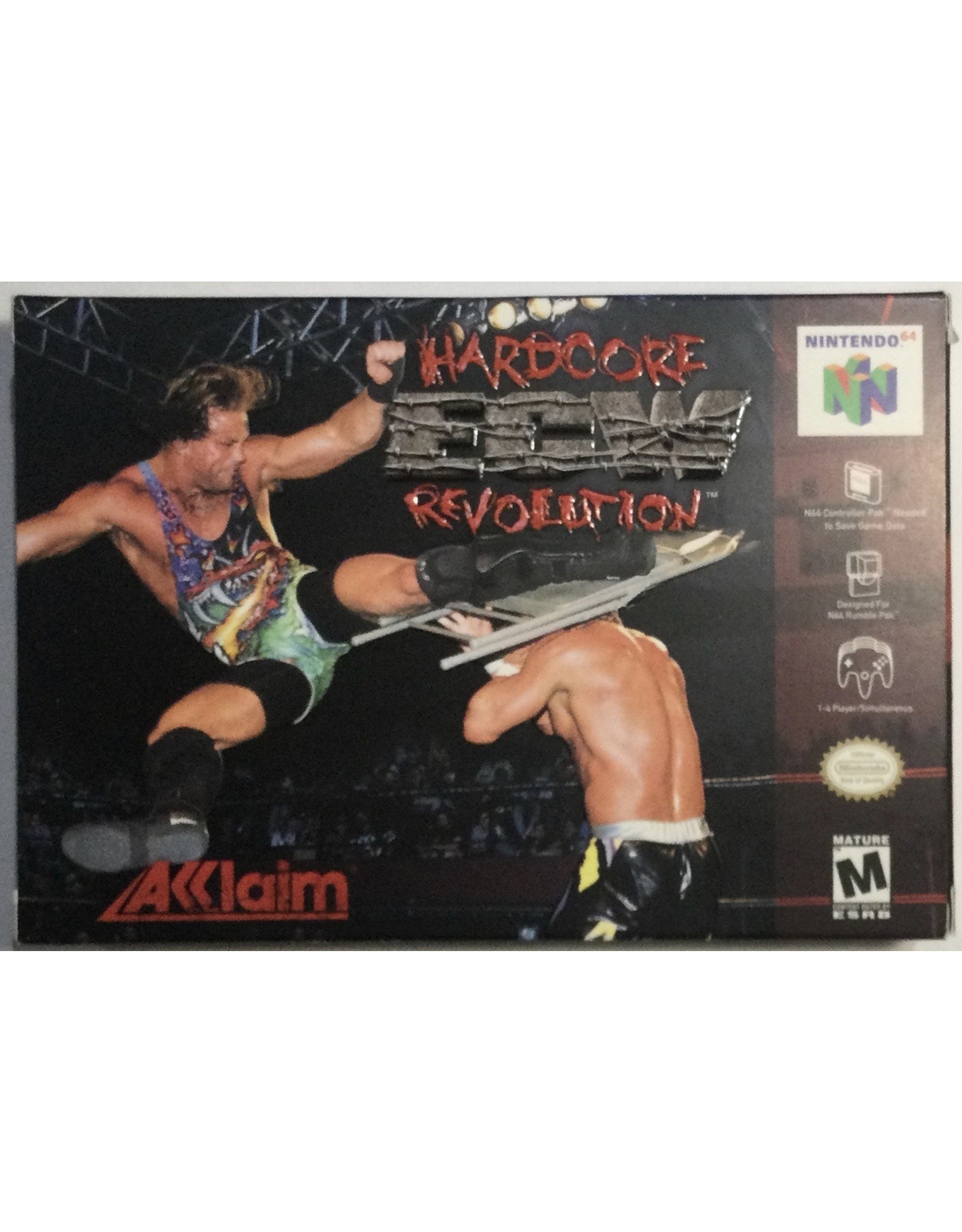 ACCLAIM Hardcore ECW Revolution for Nintendo 64 (N64) - CIB