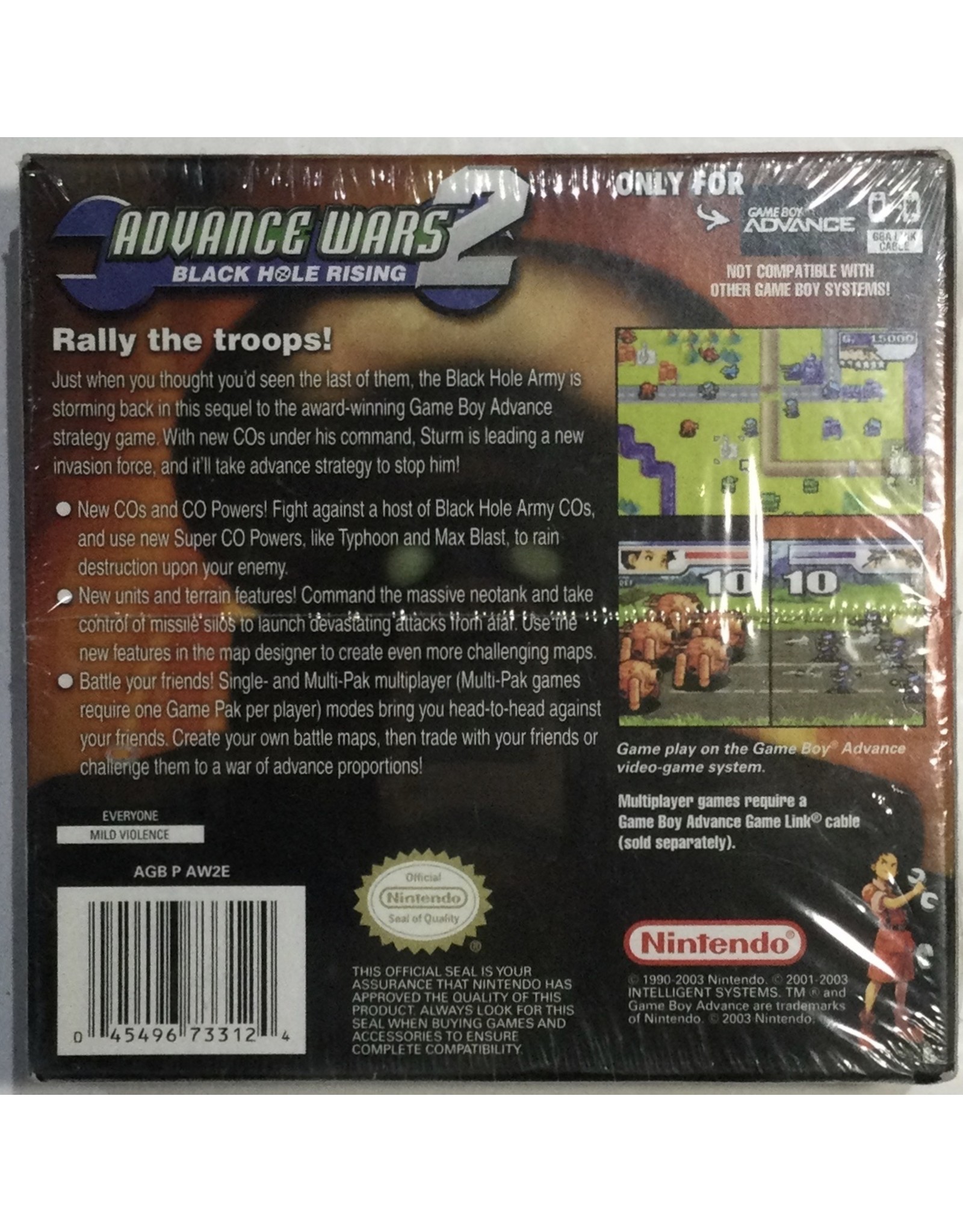 Nintendo Advance Wars 2 Black Hole Rising for Gameboy Advance - NIB