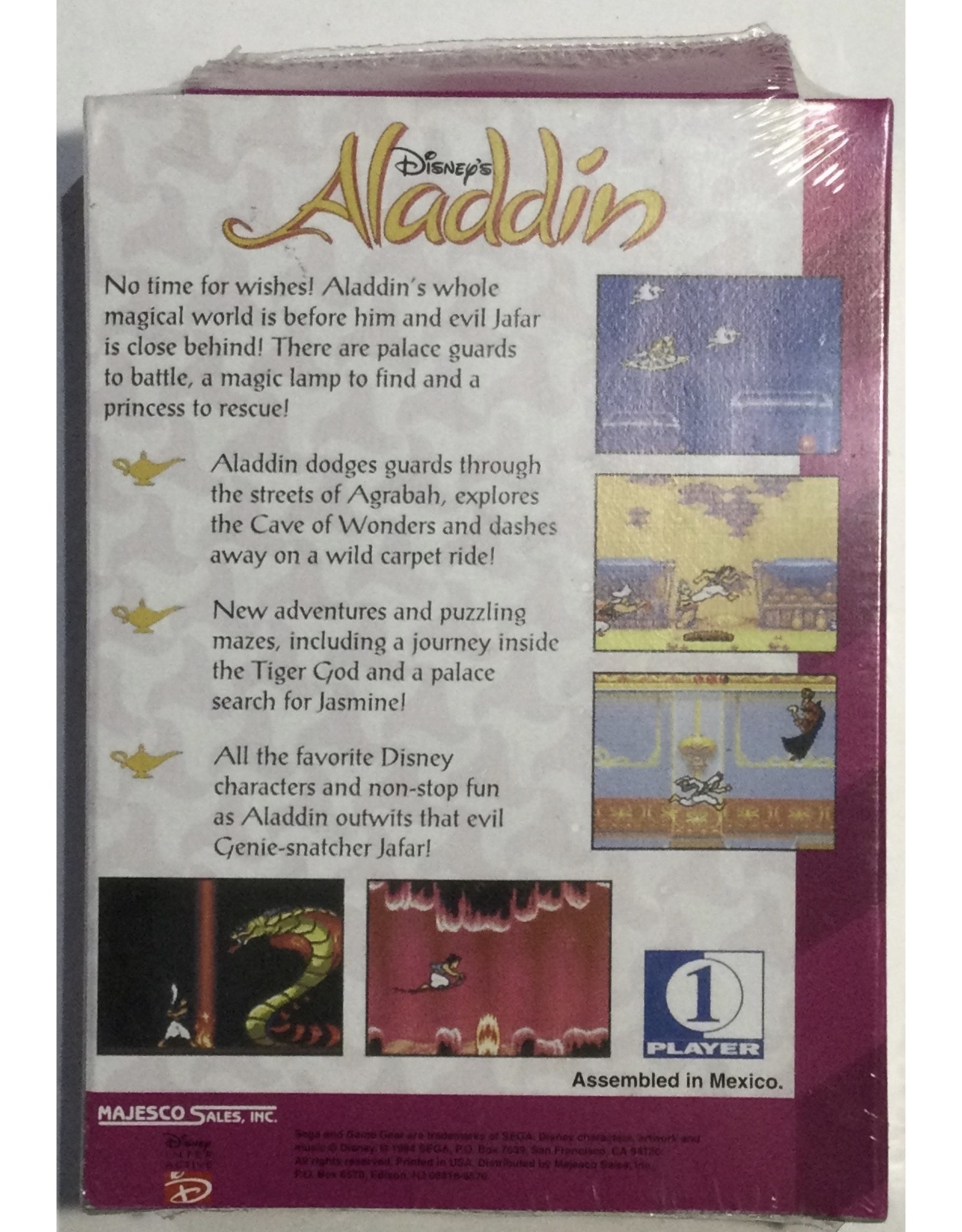 MAJESCO SALES Aladdin for Sega Game Gear - NIB