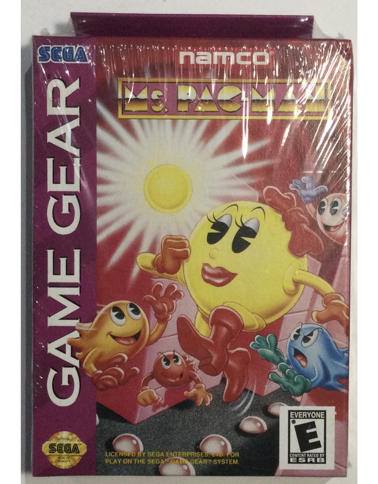 NAMCO Ms. Pac-Man for Sega Game Gear - NIB