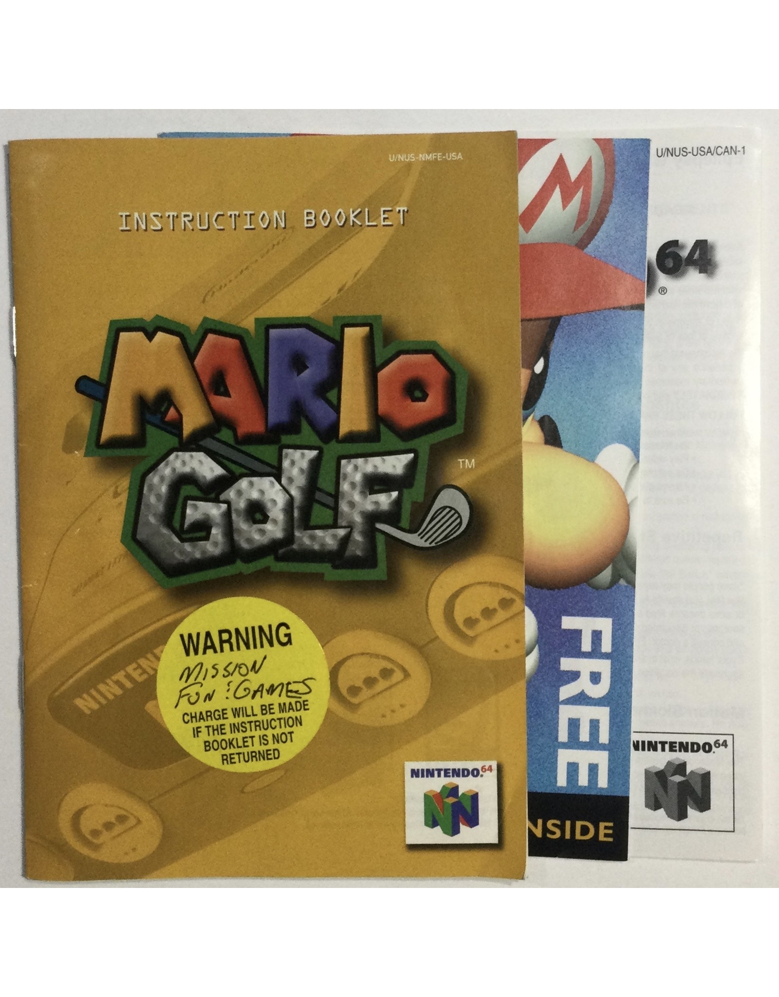 Nintendo Mario Golf for Nintendo 64 (N64) - CIB