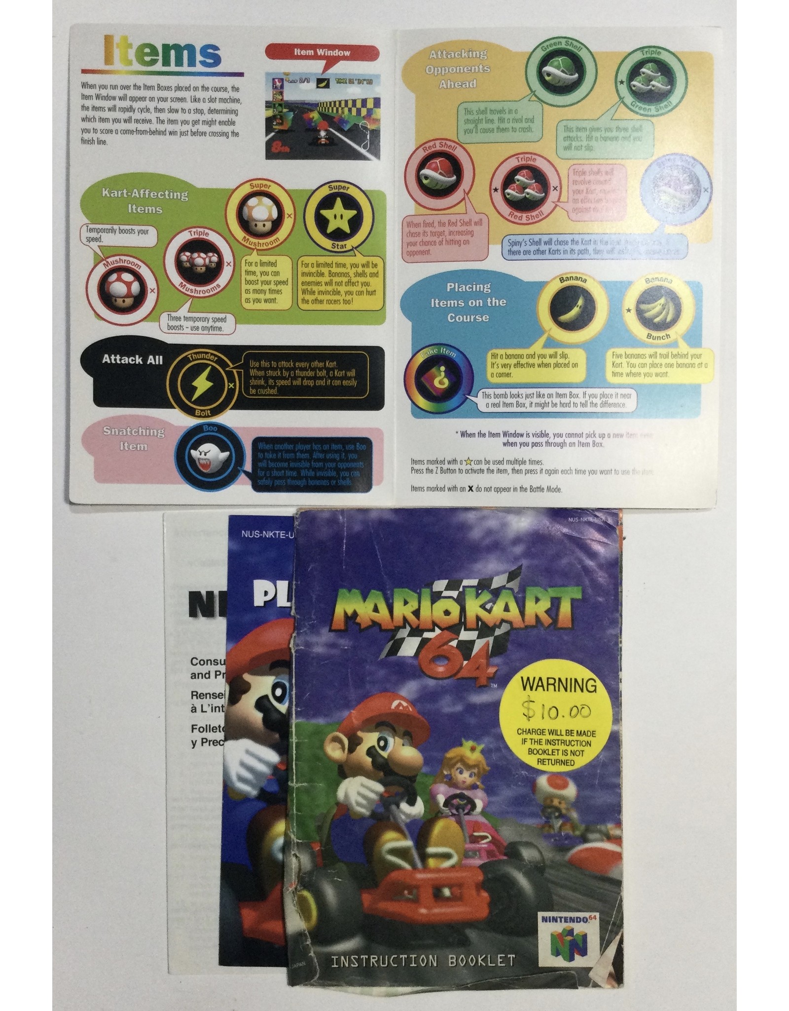 Nintendo Mario Kart 64 for Nintendo 64 (N64) - CIB