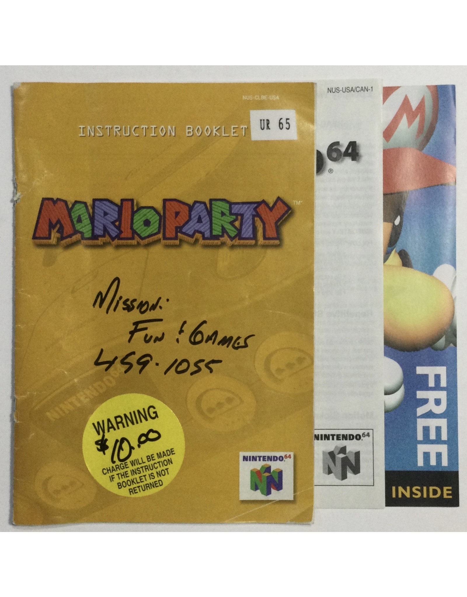 Nintendo Mario Party for Nintendo 64 (N64) - CIB