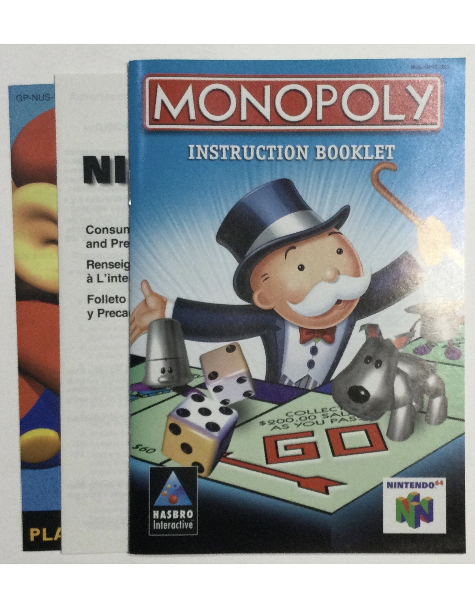 Hasbro Monopoly for Nintendo 64 (N64)