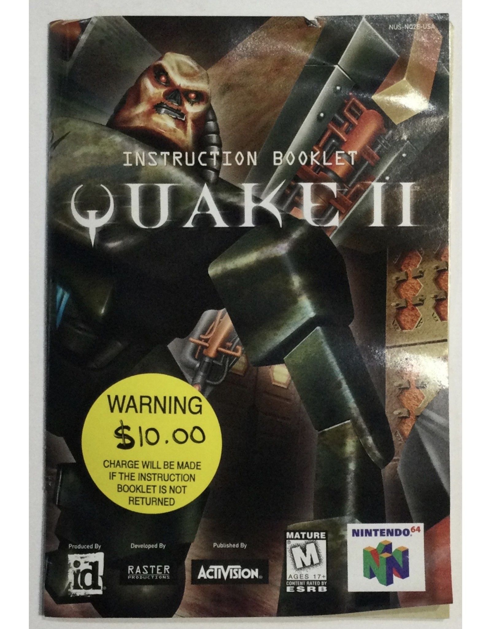 ACTIVISION Quake II for Nintendo 64 (N64) - CIB