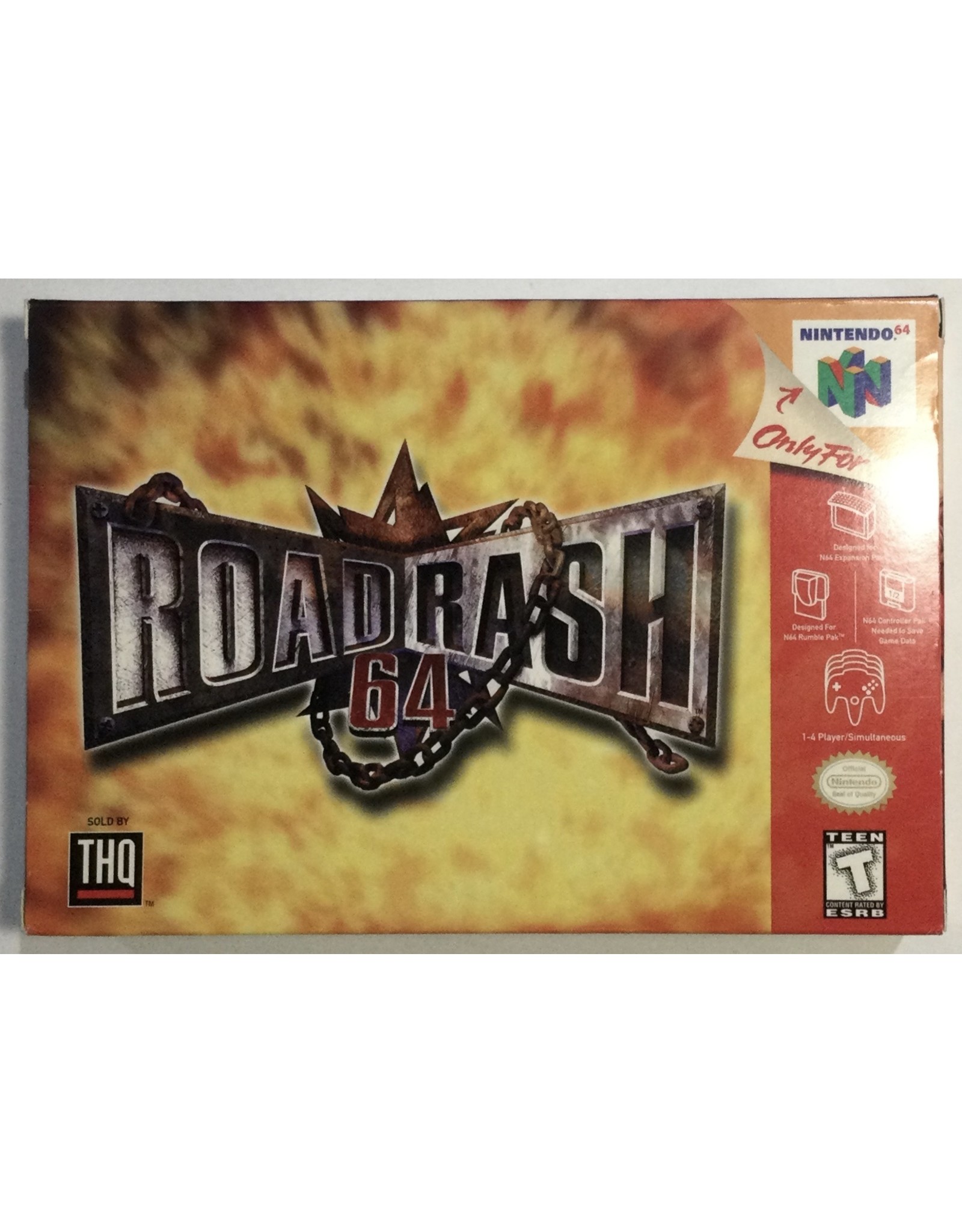 THQ Road Rash 64 for Nintendo 64 (N64) - CIB