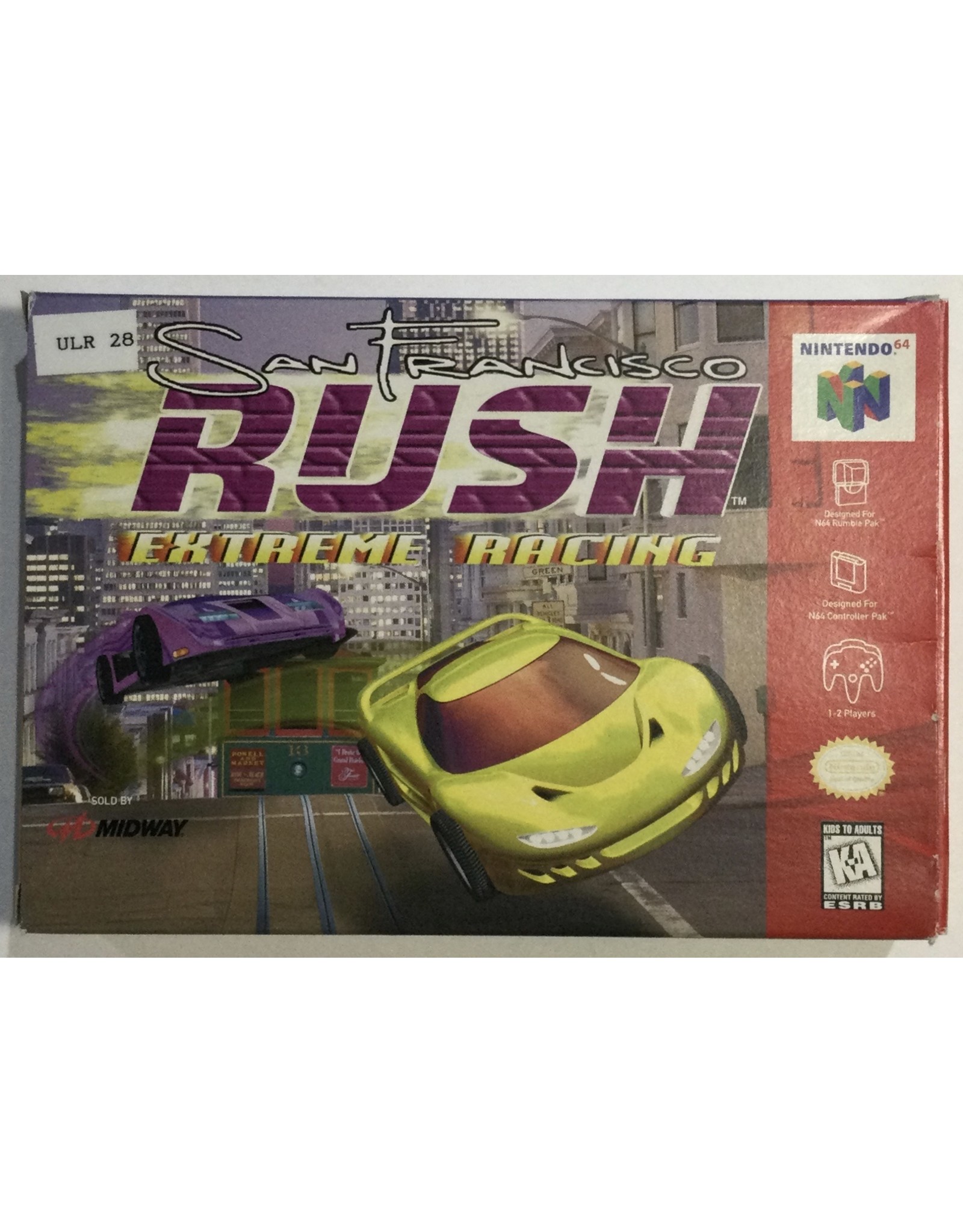 MIDWAY San Francisco Rush Extreme Racing for Nintendo 64 (N64)