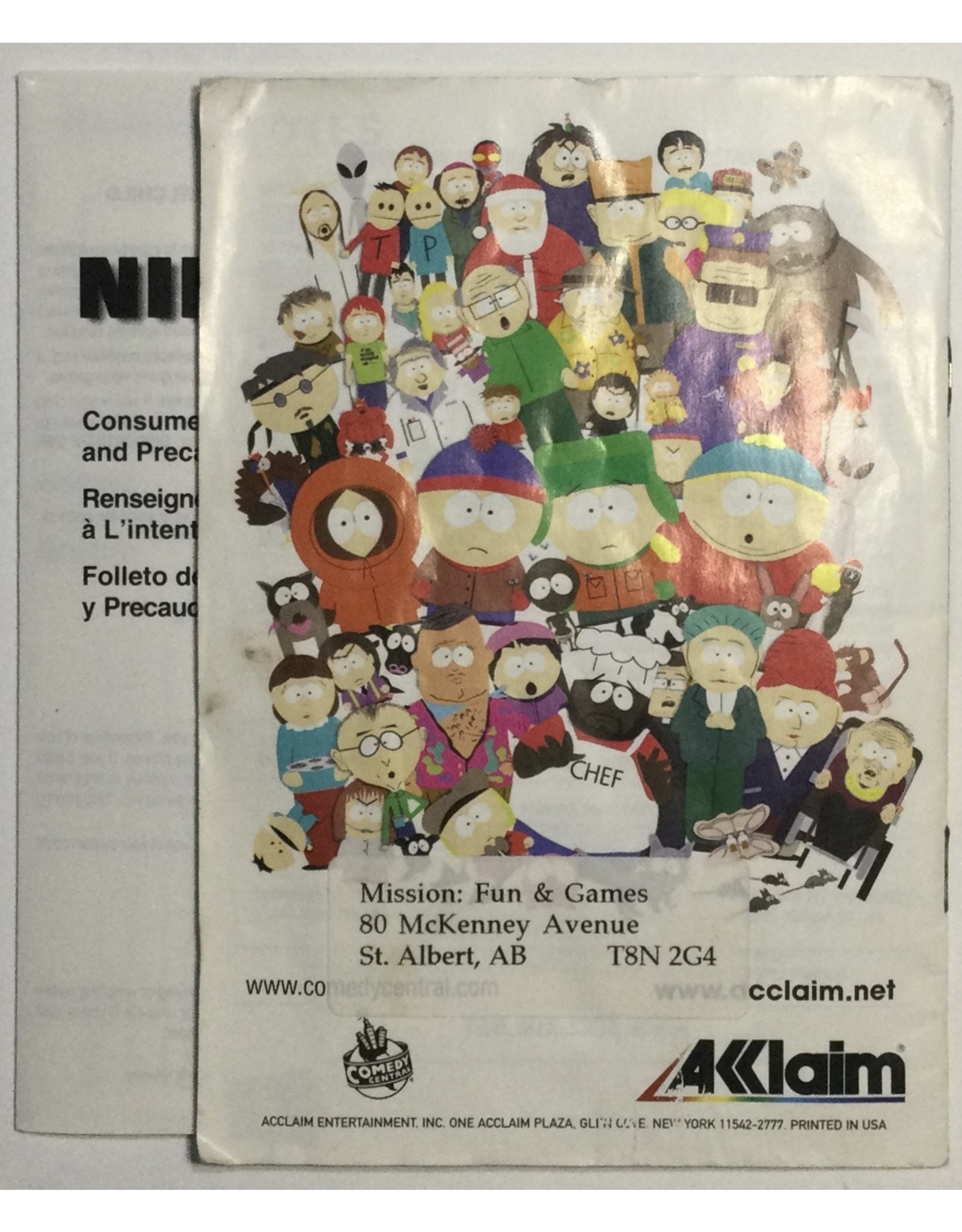 ACCLAIM South Park for Nintendo 64 (N64) - CIB