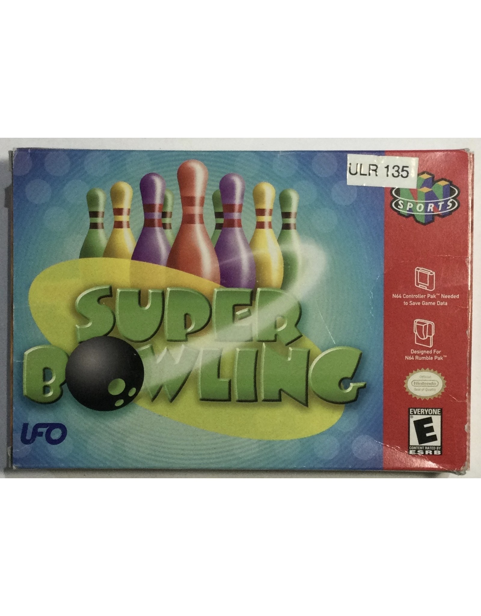 UFO INTERACTIVE Super Bowling for Nintendo 64 (N64) - CIB