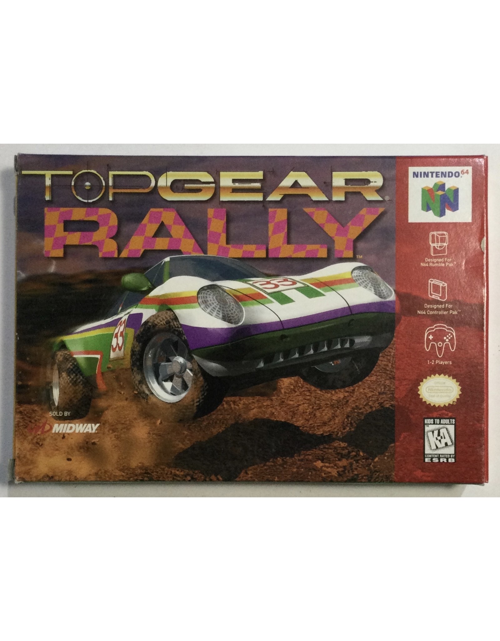 MIDWAY Top Gear Rally for Nintendo 64 (N64)