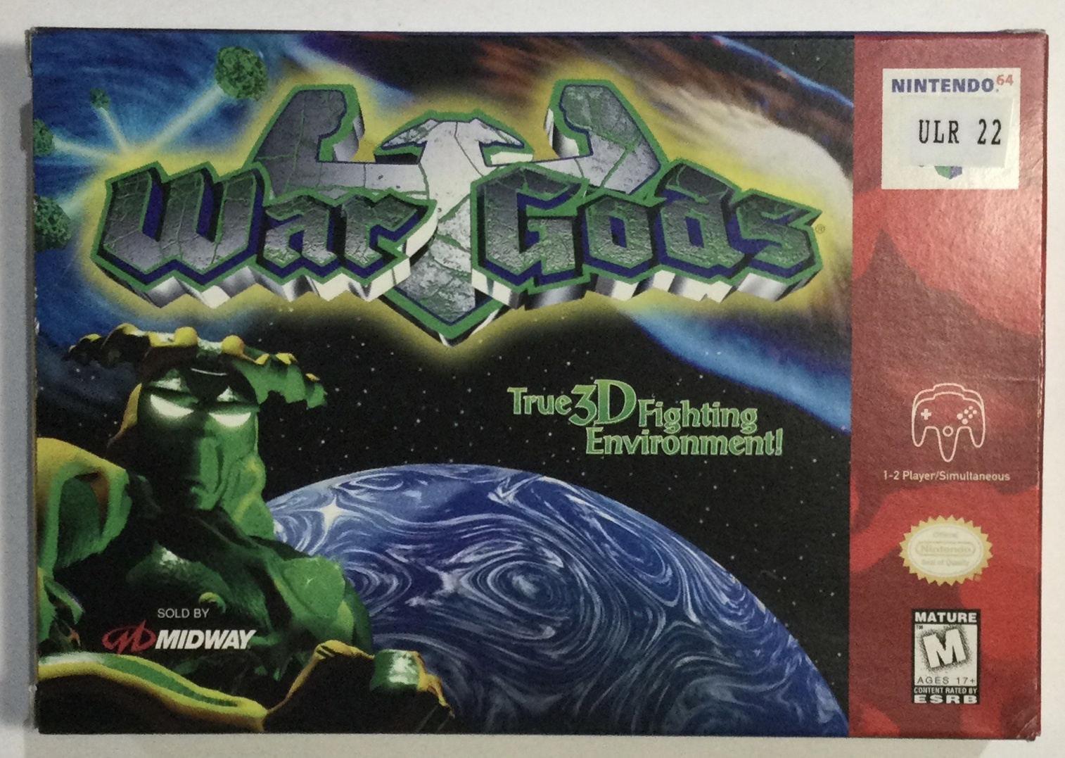 NINTENDO 64 - N64★WAR GODS 海外版 北米版 端子清掃済 ポスター付 北米版N64]War Gods[ROMのみ](中古) - huck-fin