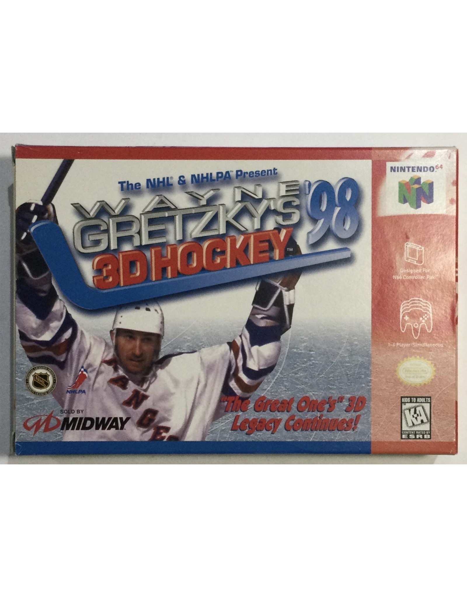 Wayne Gretzky's 3D Hockey 98 Nintendo 64 Game