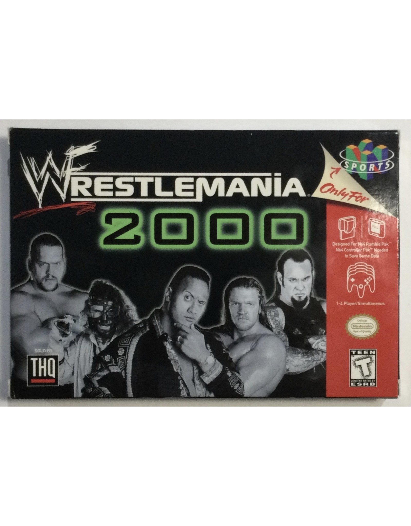 THQ WrestleMania 2000 for Nintendo 64 (N64) - CIB