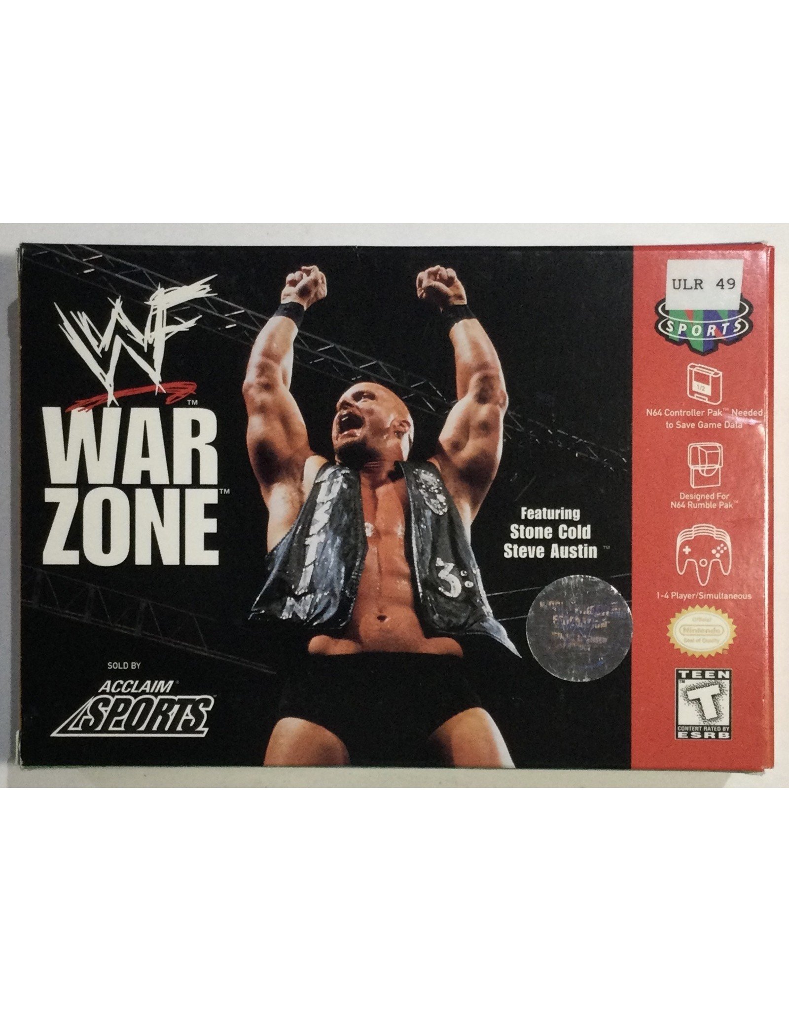 Aklaim SPORTS WWF War Zone for Nintendo 64 (N64) - CIB