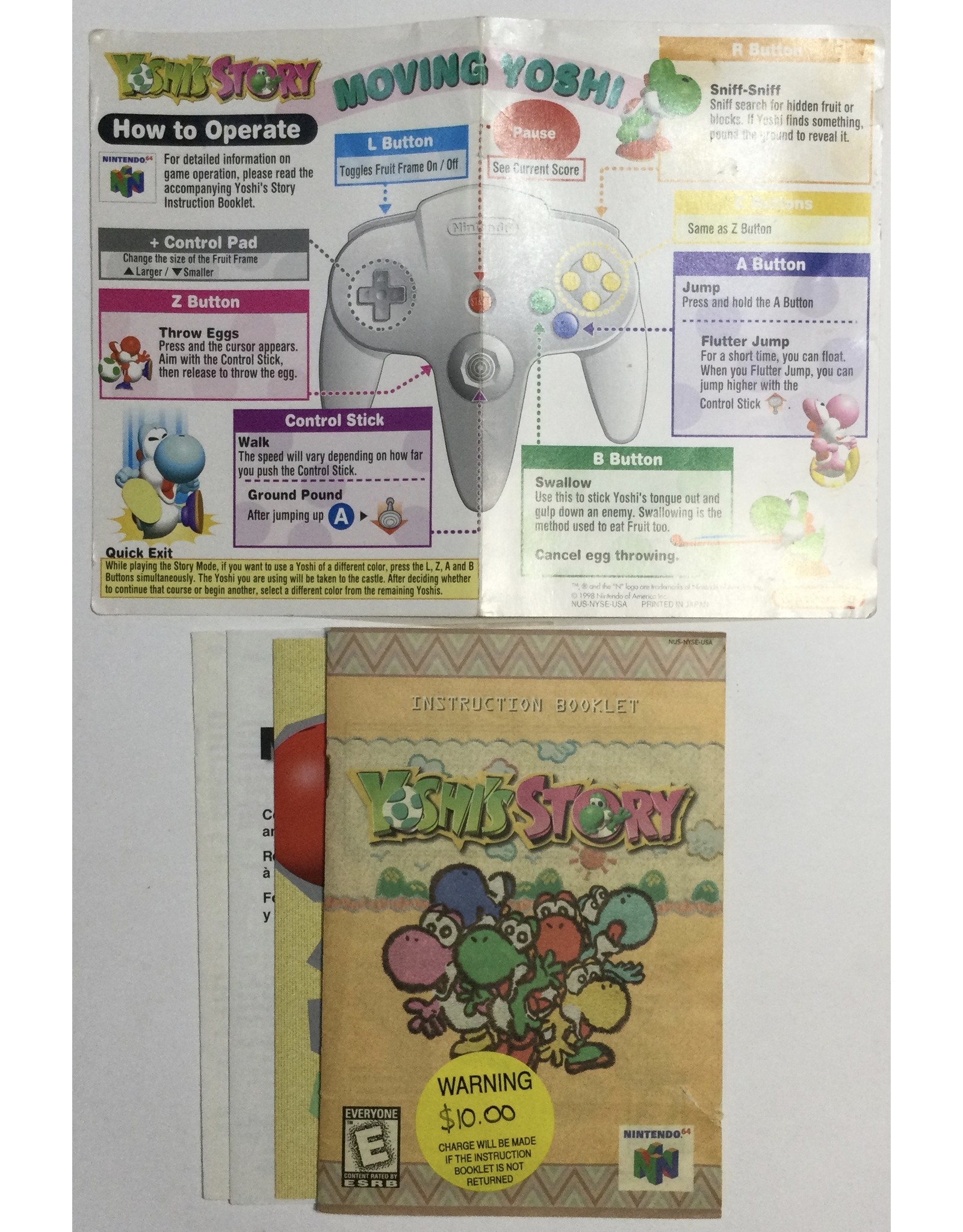 Nintendo Yoshi's Story for Nintendo 64 (N64) - CIB