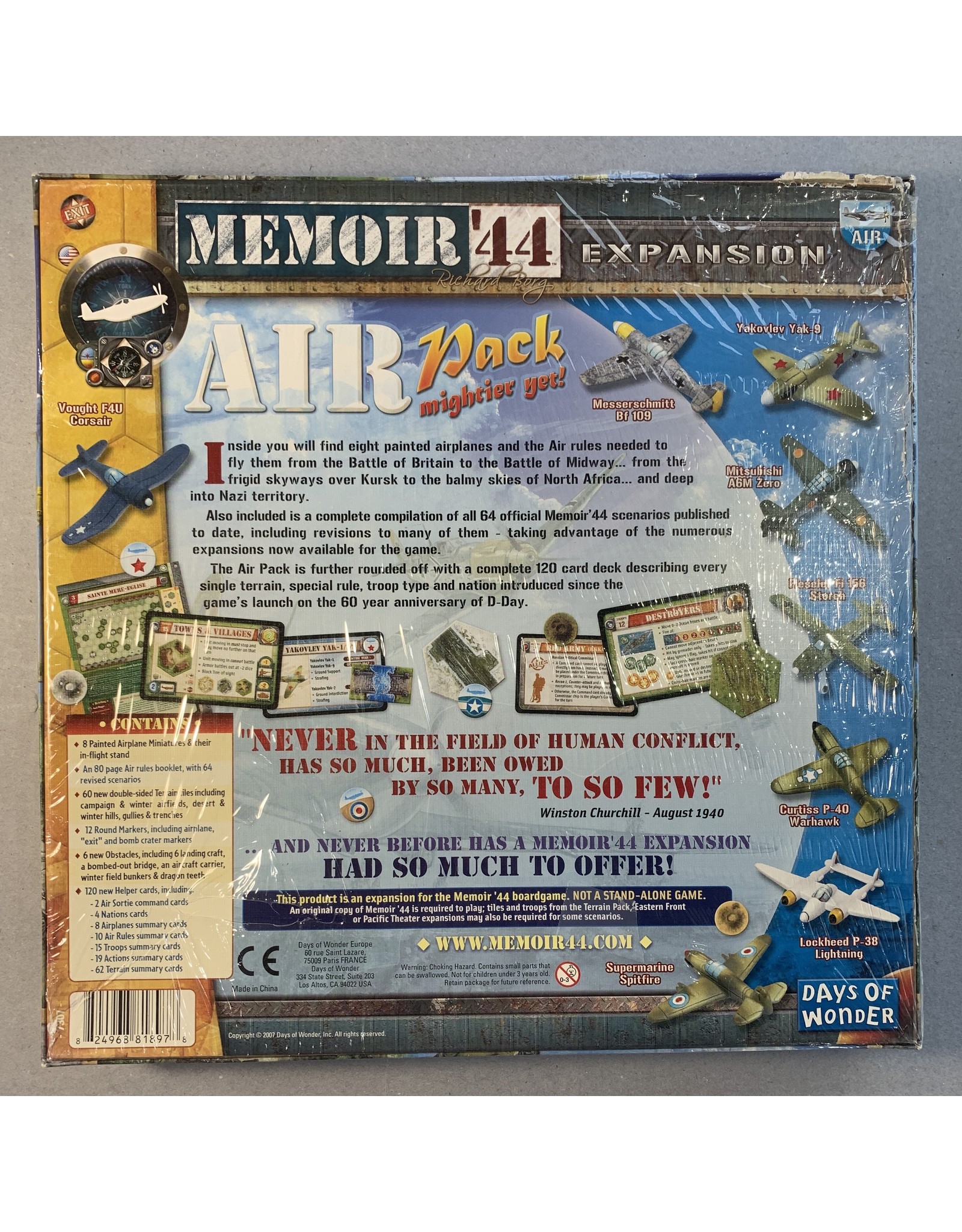 Days of Wonder Memoir '44: Air Pack (2007) (Expansion Mightier Yet!) (NIS)