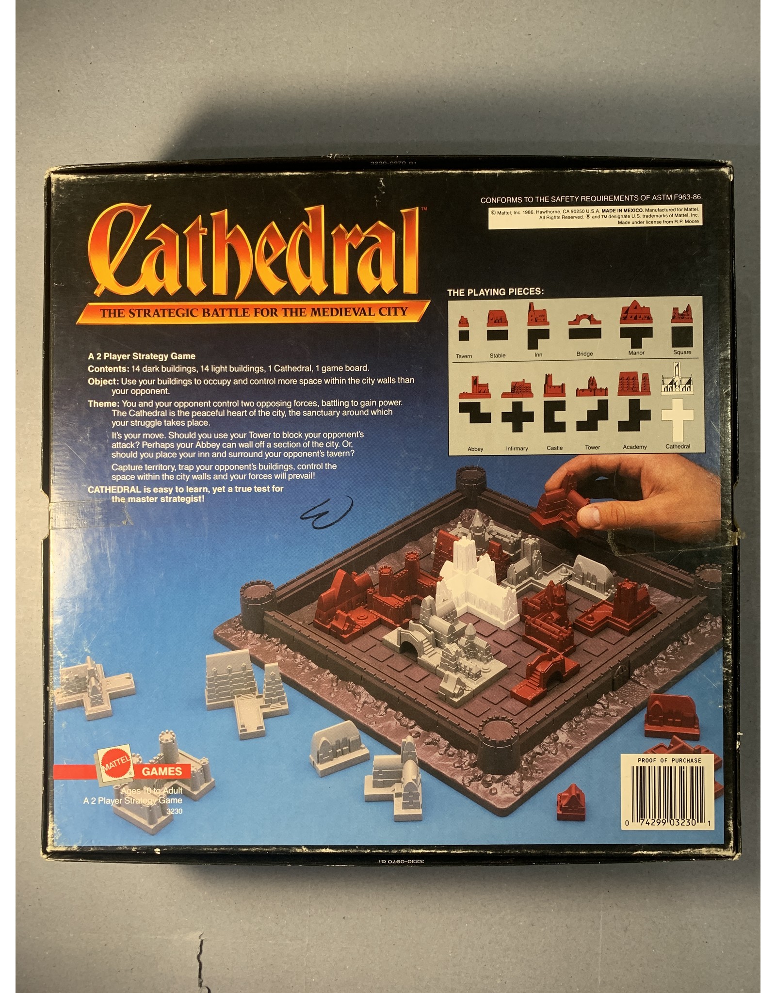 Mattel Cathedral (1979) (Made in 1986)
