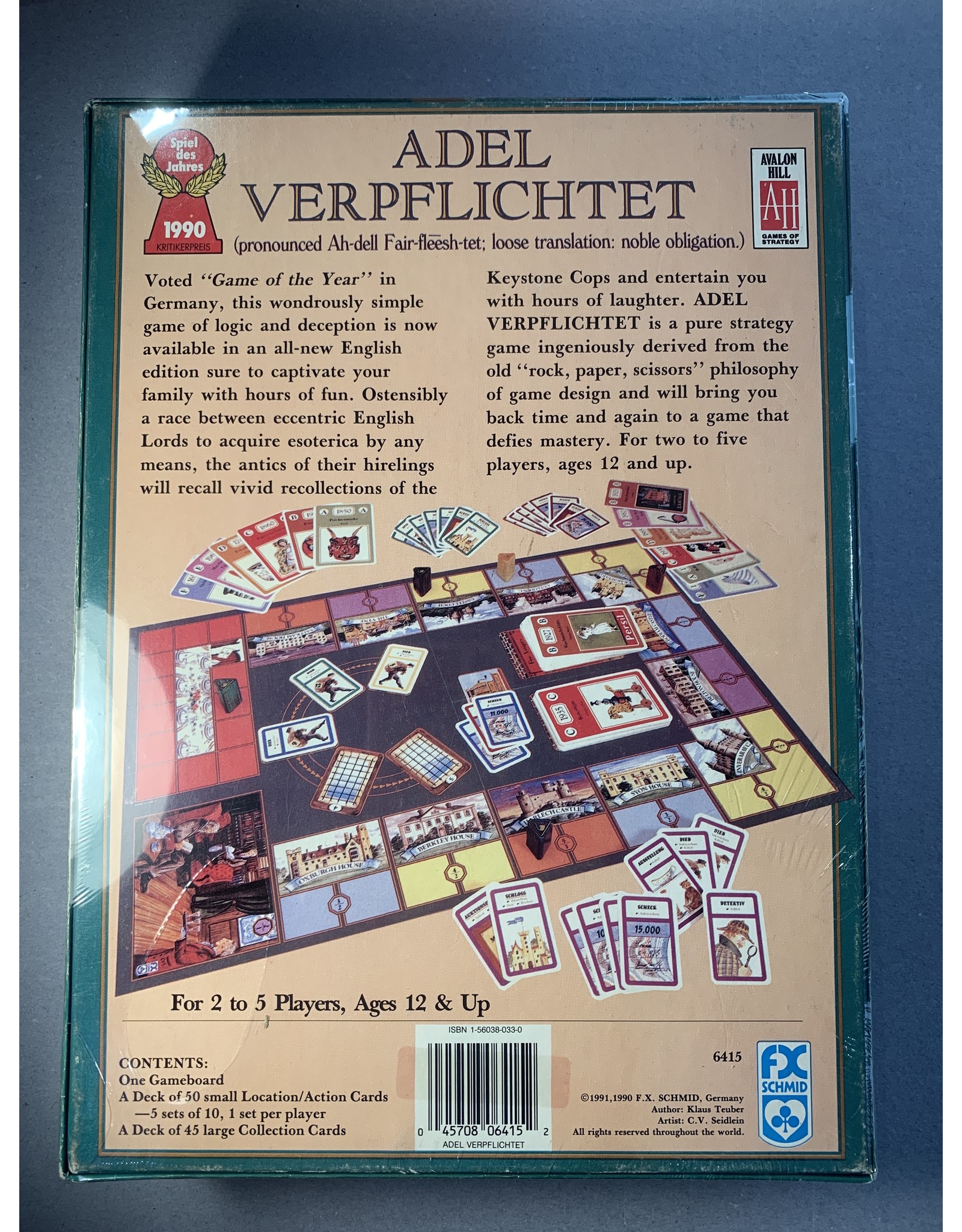 FX Schmidt Hoity Toity (1990) ( Adel Verphlichtet) (Made in 1991) (NIS)