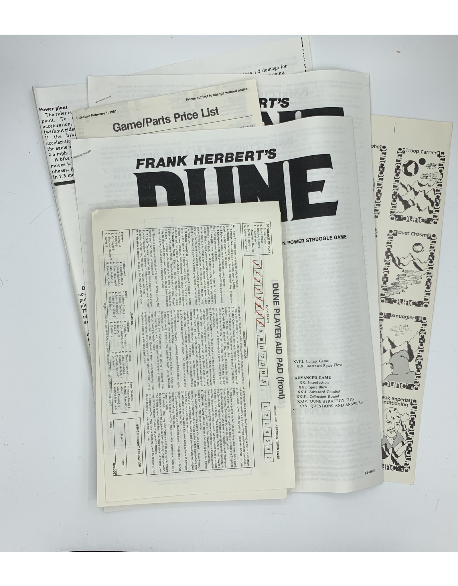 Avalon Hill Game Company Dune (1979) (used)