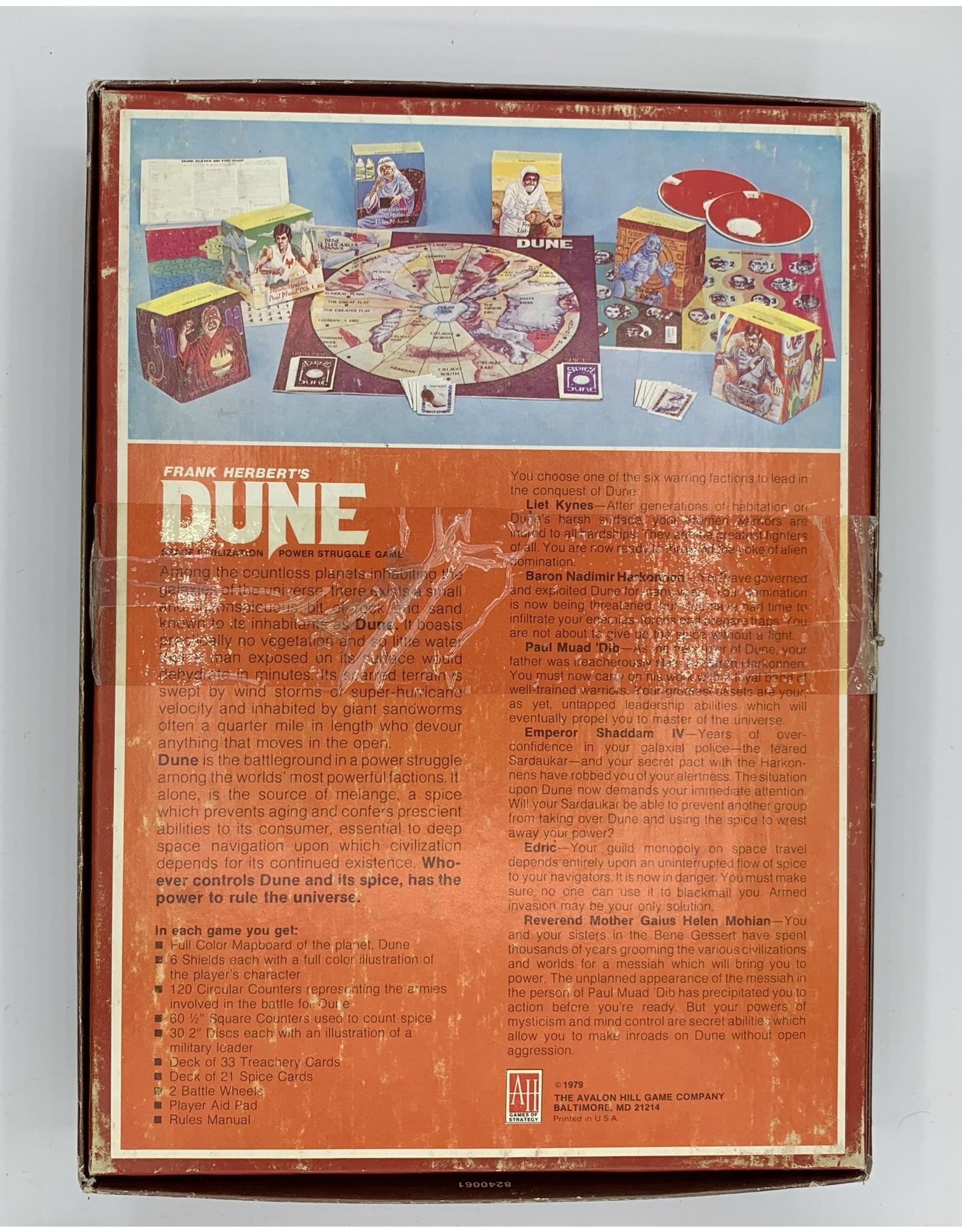 Avalon Hill Game Company Dune (1979) (used)