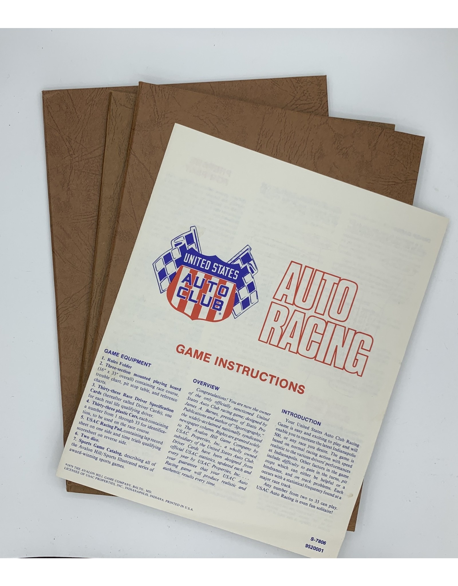 Avalon Hill Game Company USAC Auto Racing (1979) (used)