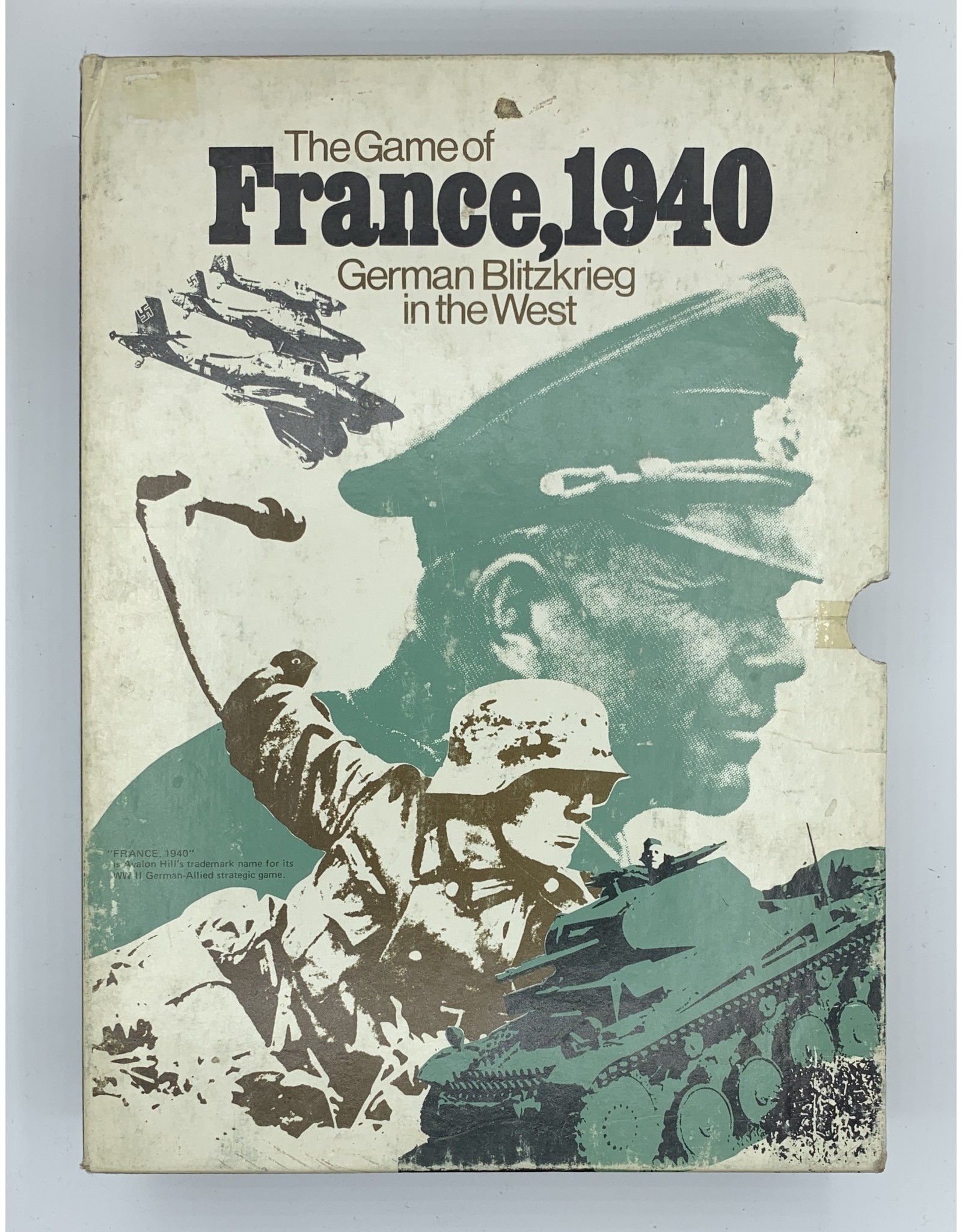 Avalon Hill Game Company The Game of France, 1940: German Blitzkrieg in the West (1972)