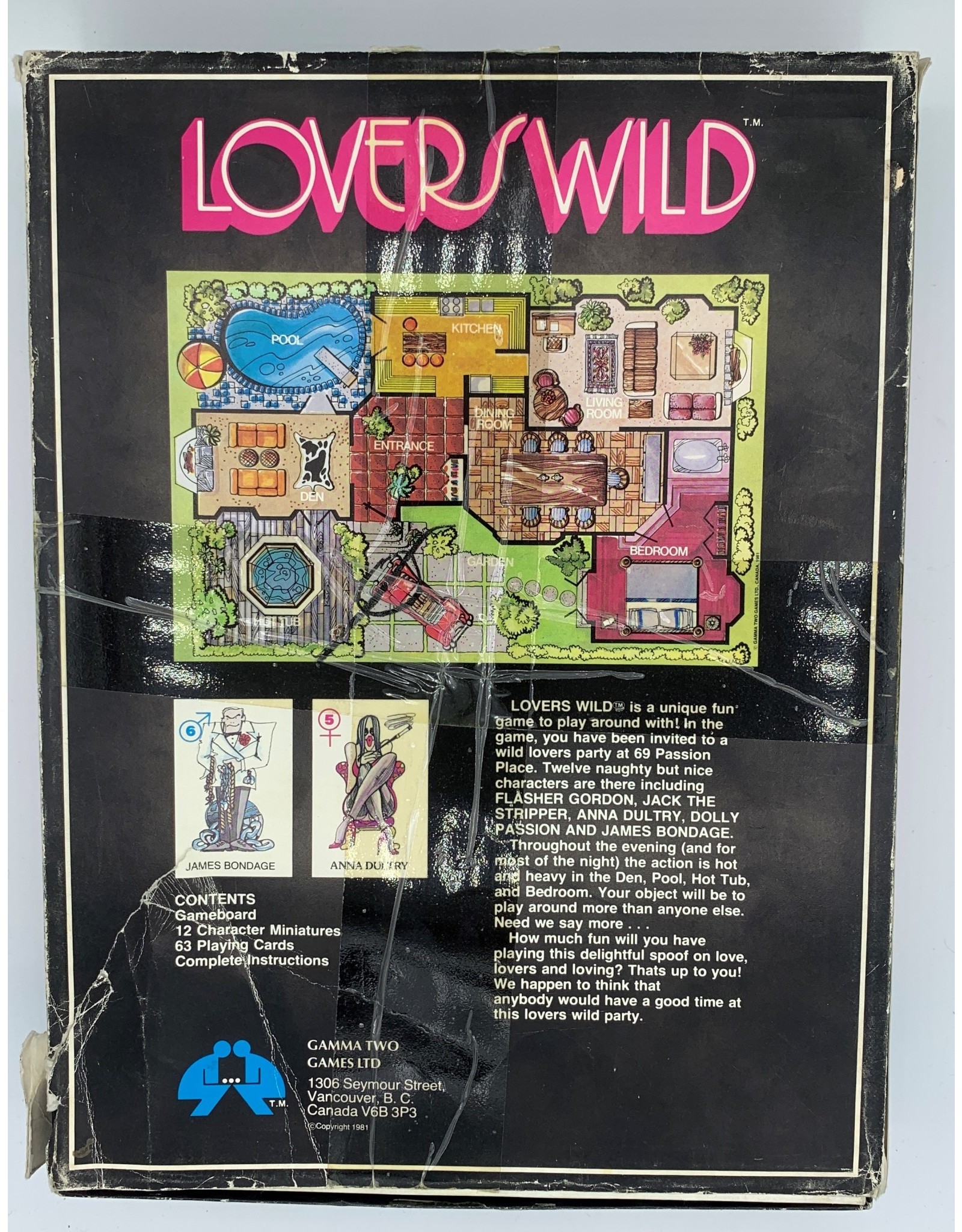 Gamma Two Games Lovers Wild (1981)
