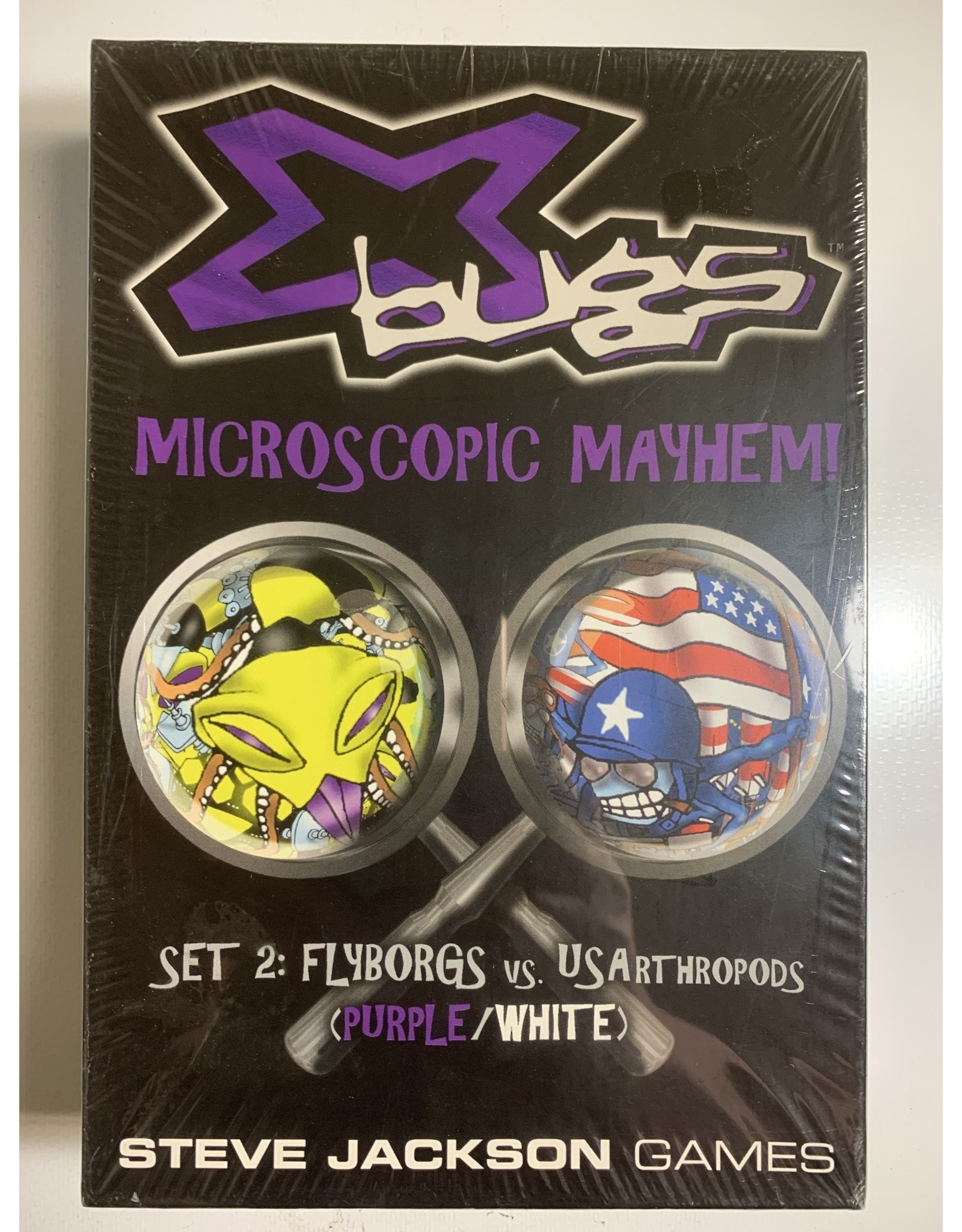 Steve Jackson Games X-Bugs (2001) (X-Bugs: Microscopic Mayham - USArthropods Vs. Flyborgs) (NIS)