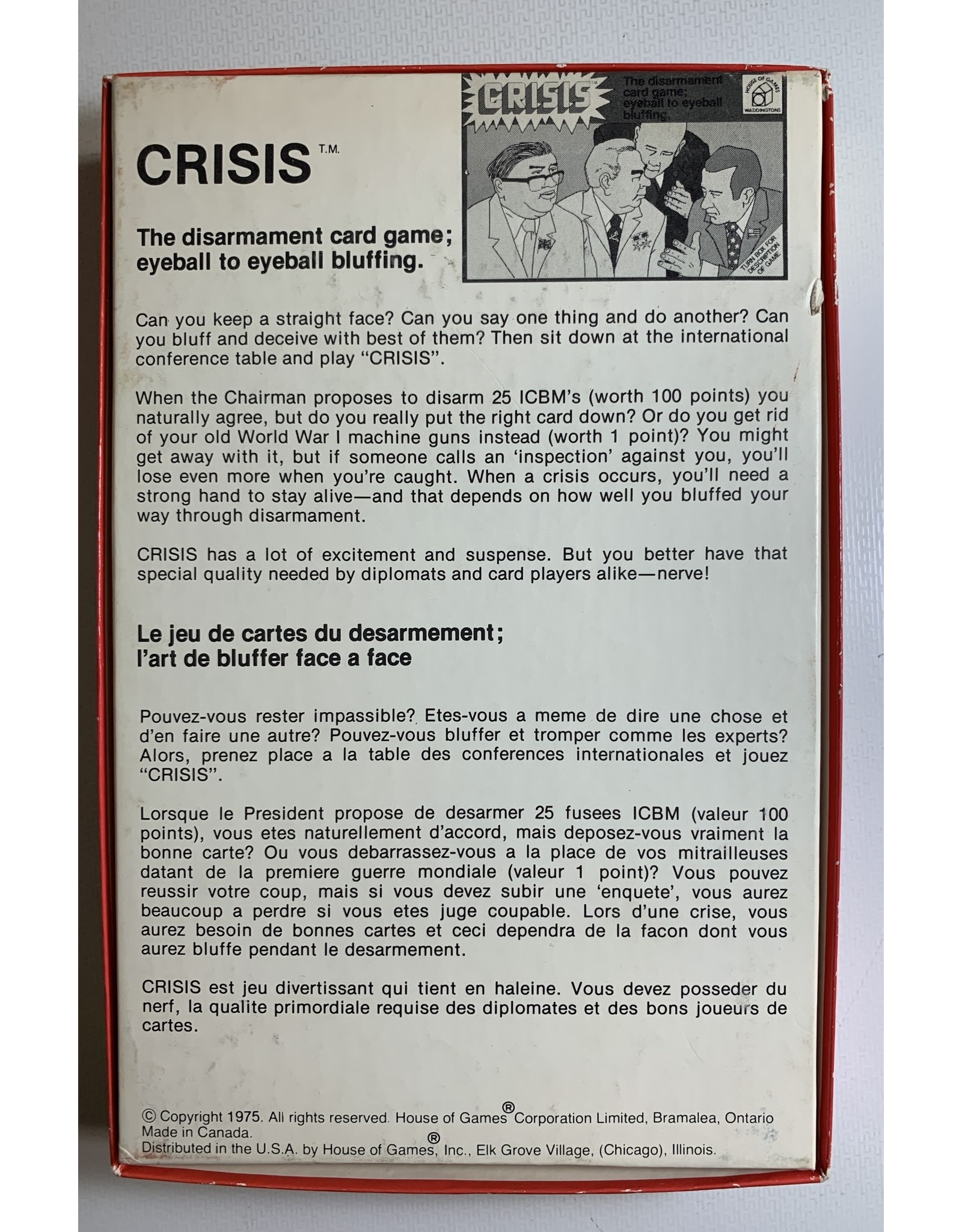 Waddingtons Crisis (1975)