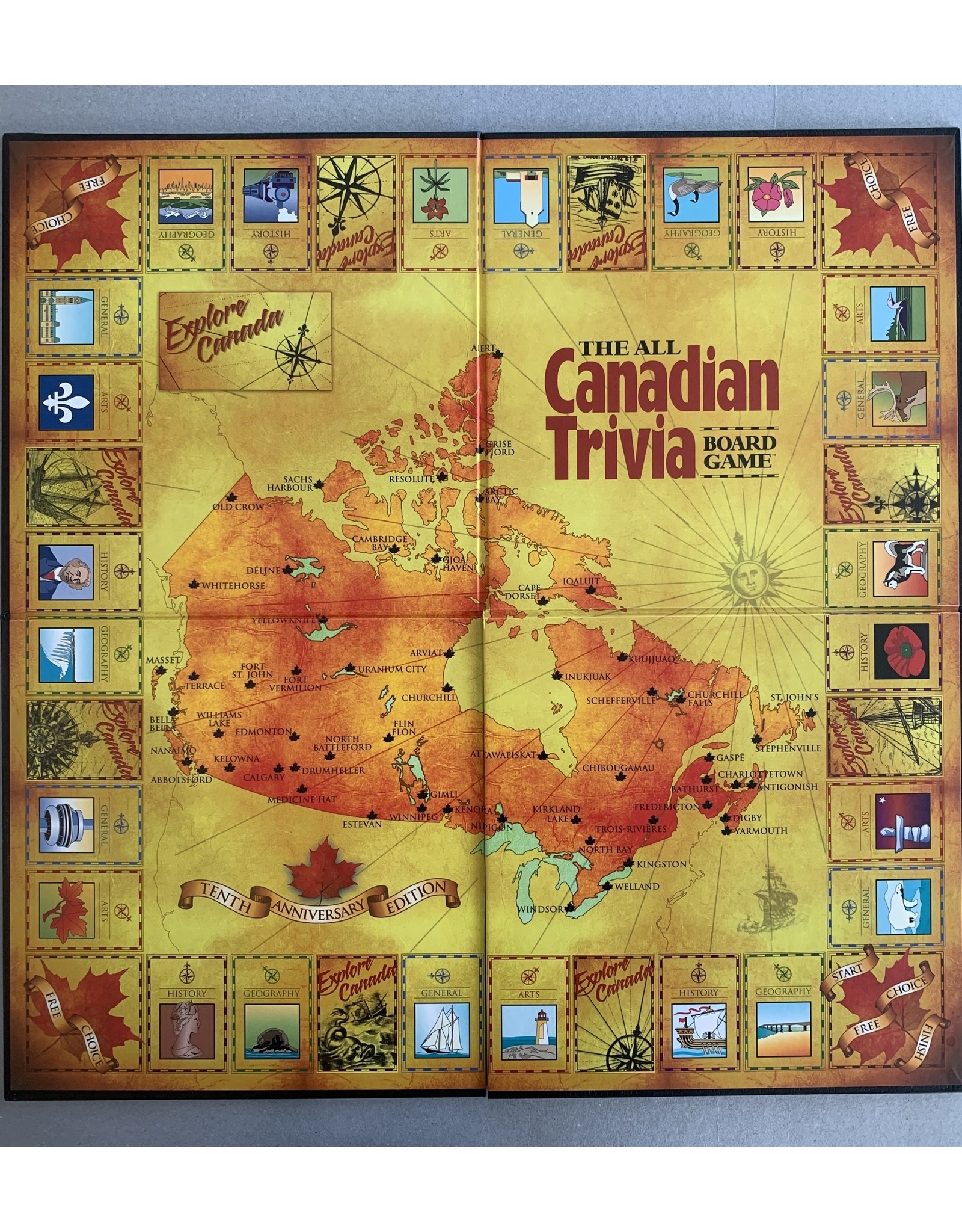 Outset Media The All Canadian Trivia Board Game: Tenth Anniversary Edition (2007)