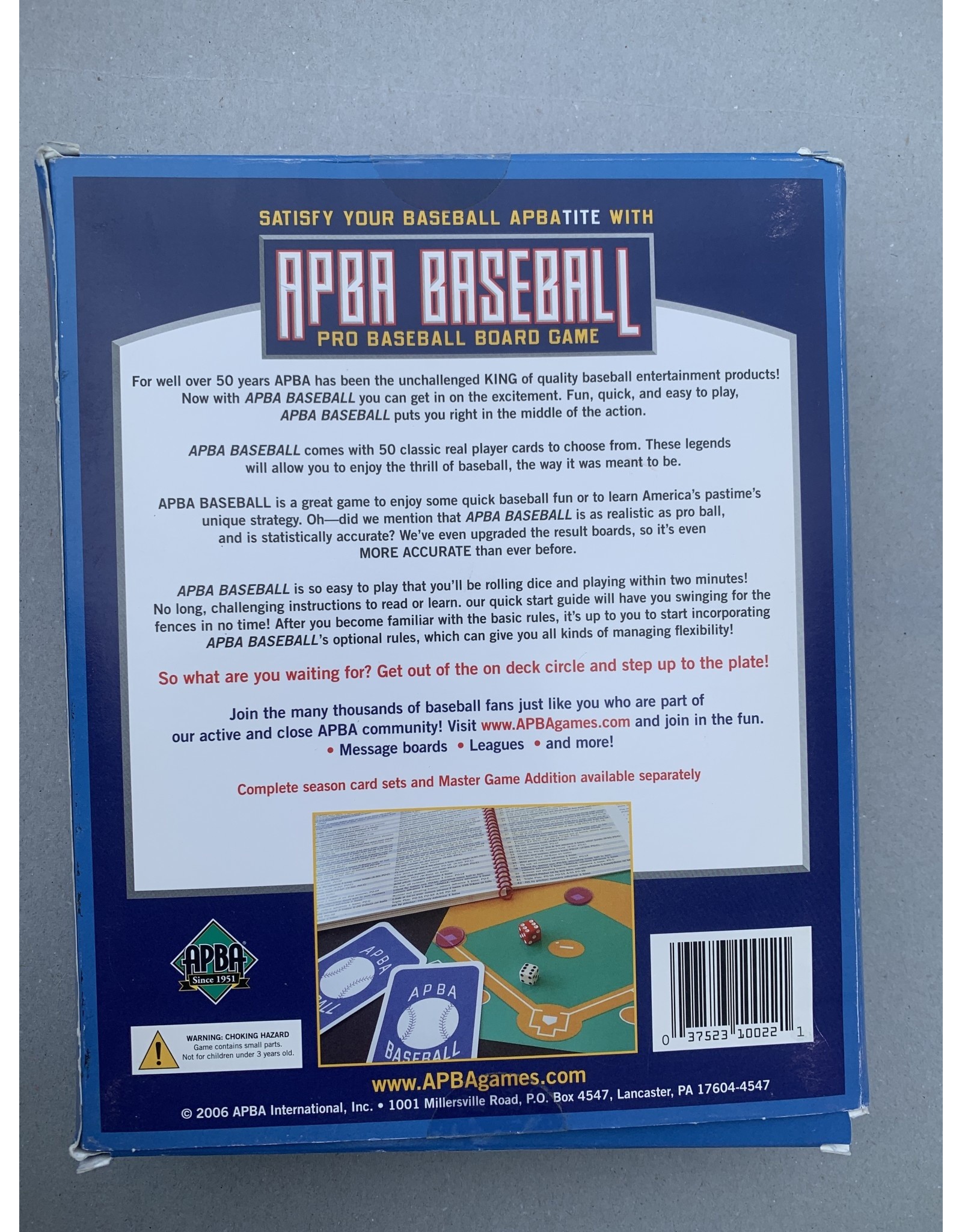 APBA International APBA Pro Baseball (2006)