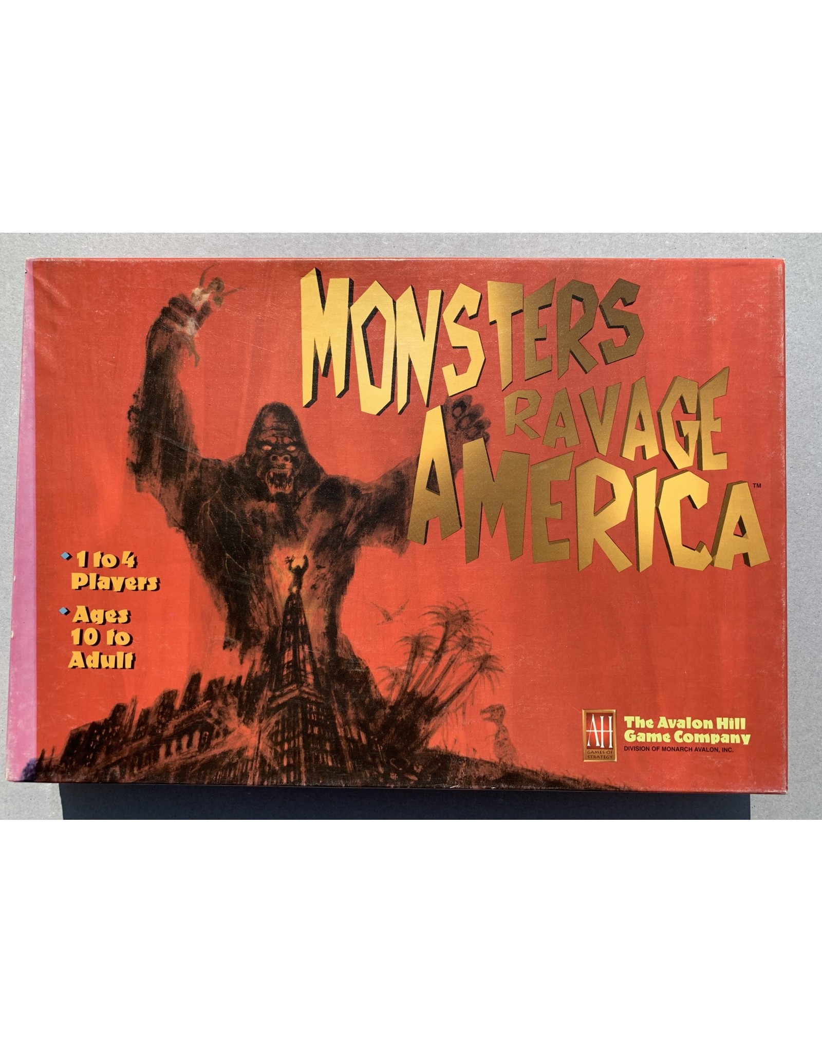 Avalon Hill Game Company Monsters Ravage America (1998)