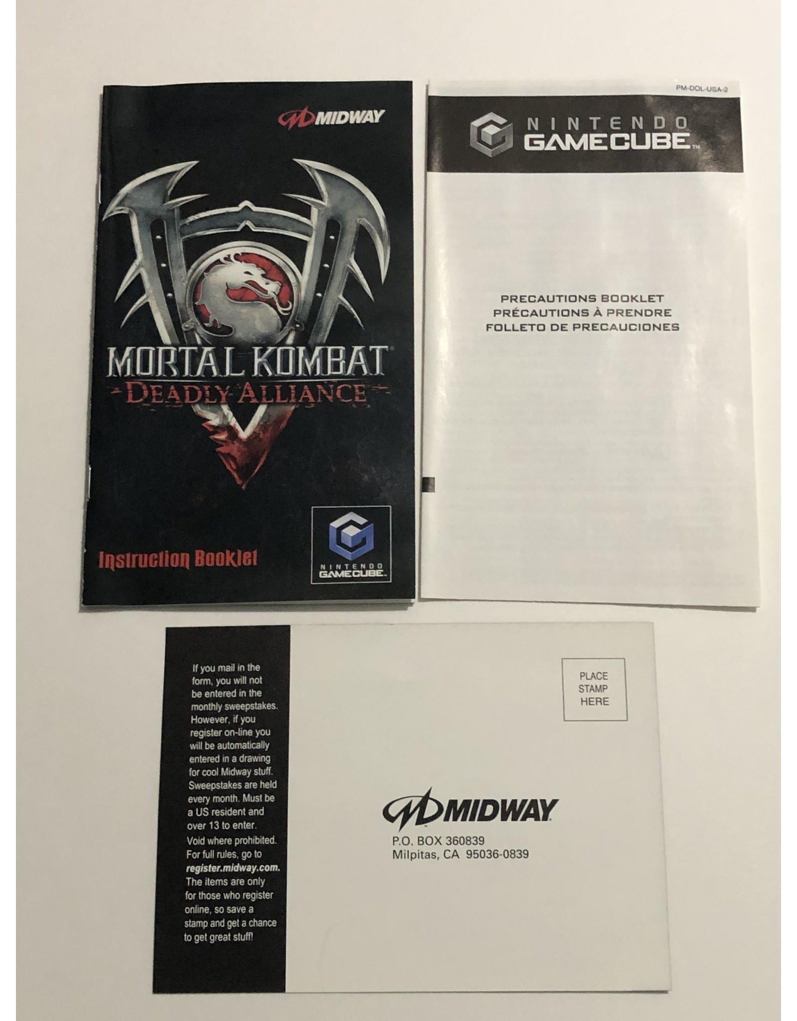 MIDWAY Mortal Kombat Deadly Alliance (Gamecube)