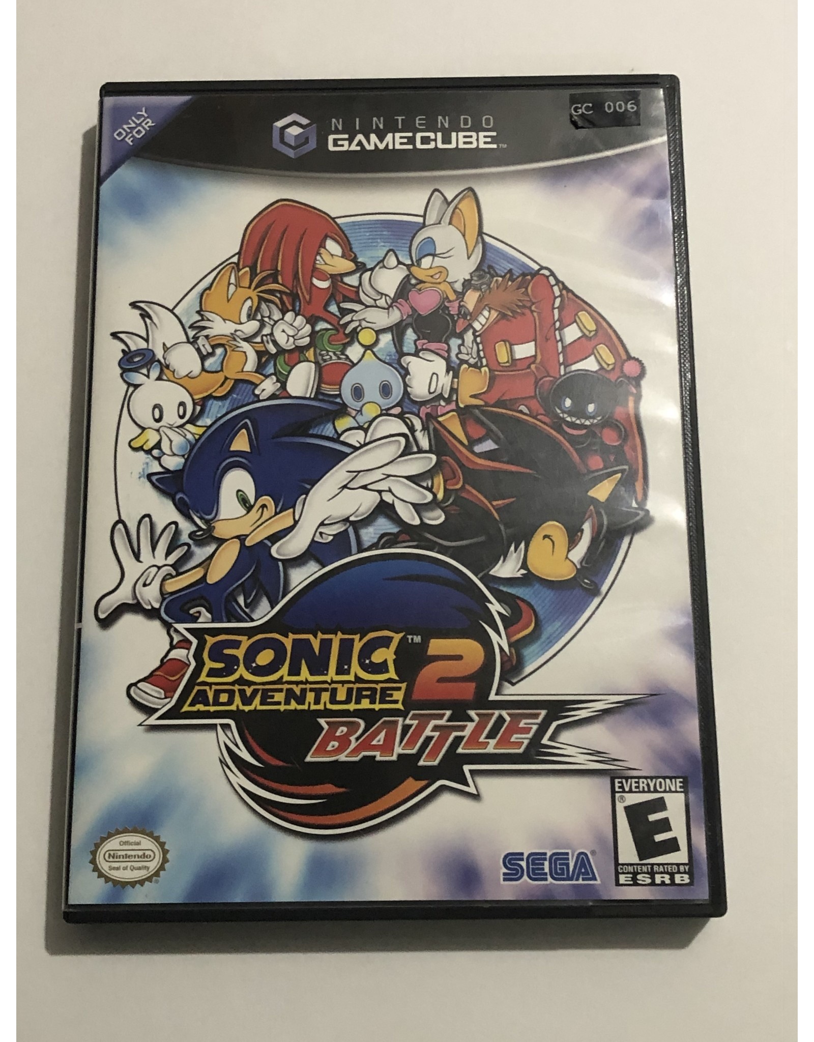 SEGA Sonic Adventure 2 Battle Nintendo Gamecube GC Used Shipping