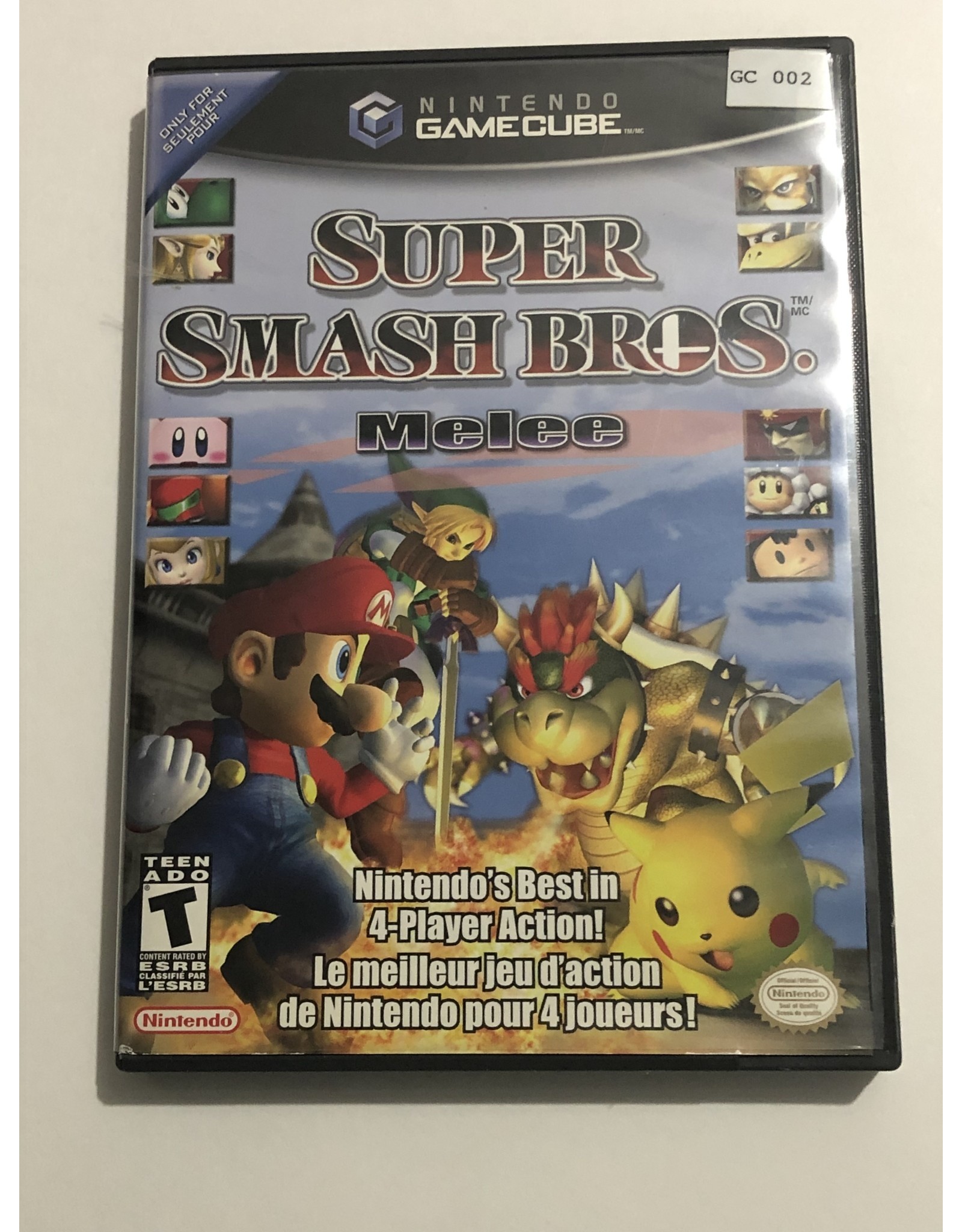 Nintendo Super Smash Bros Melee (Gamecube)