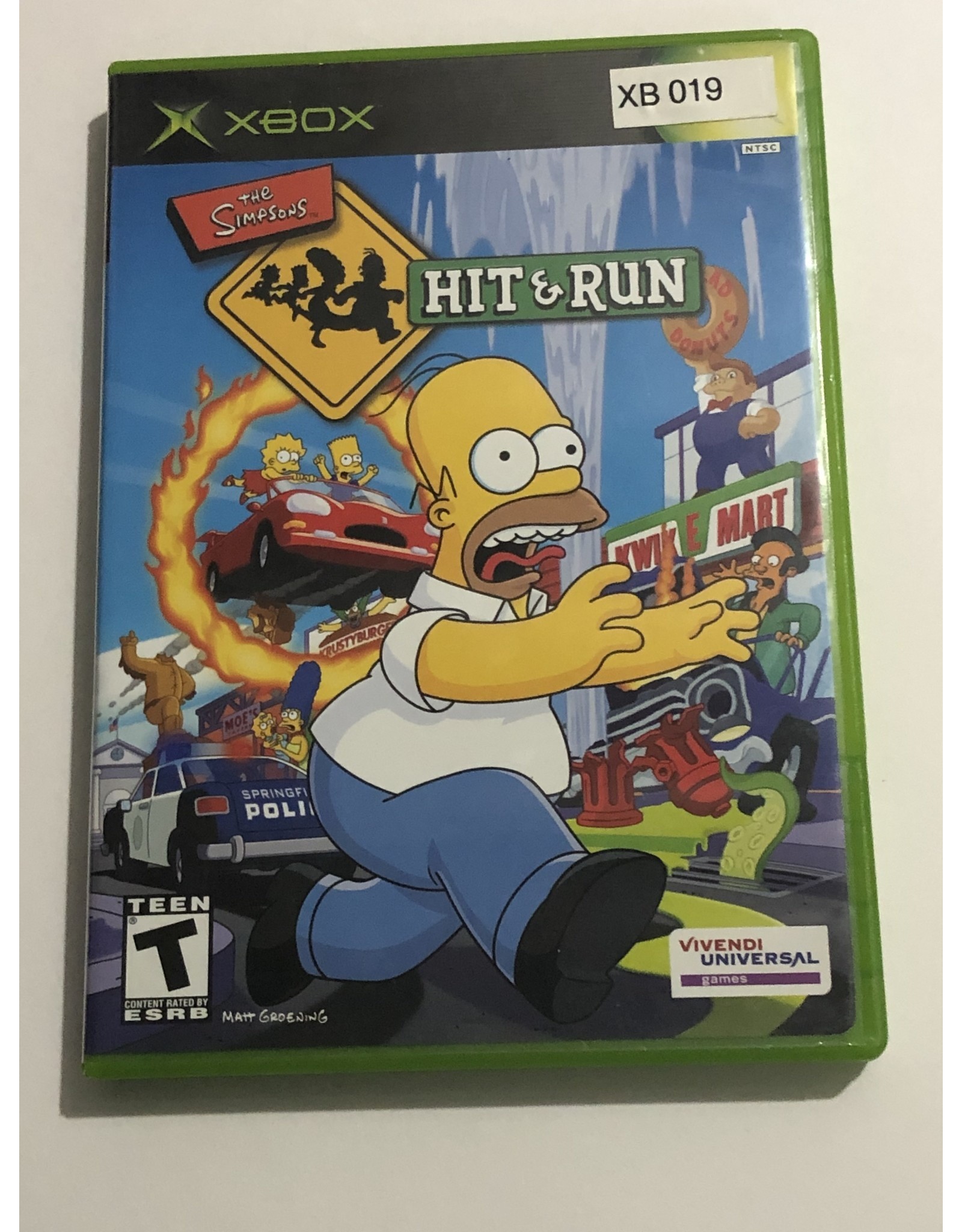 VIVENDI UNIVERSAL The Simpsons Hit and Run (Xbox)