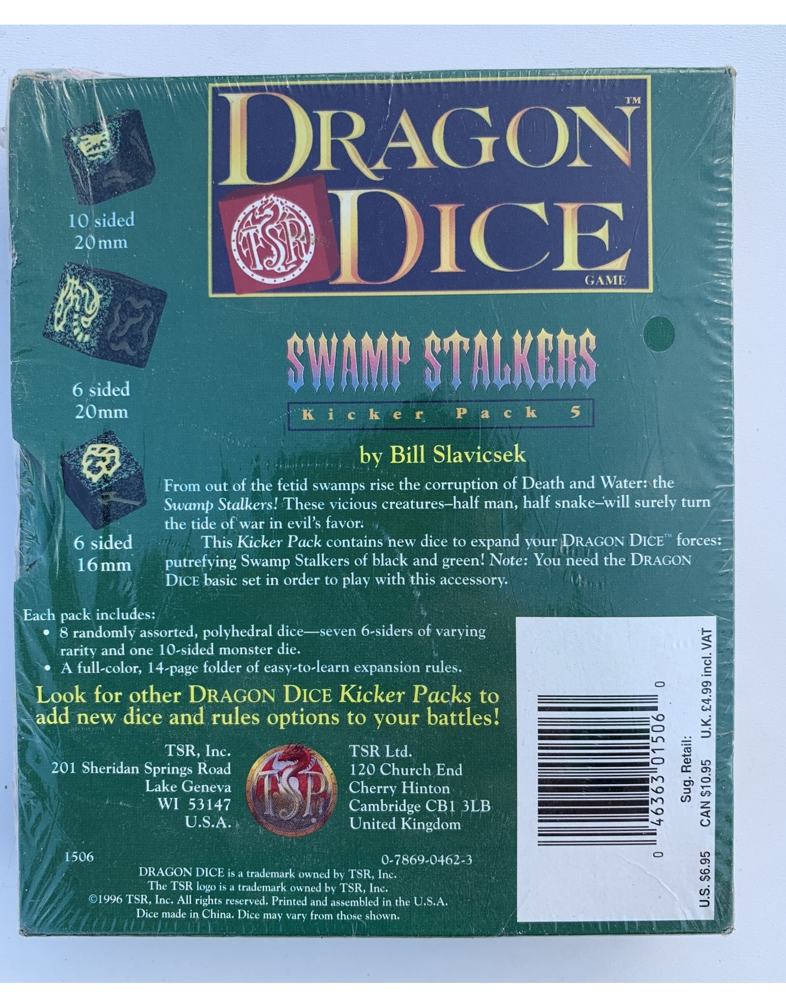 SFR INC Dragon Dice: Kicker Pack 5 - Swamp Stalkers (1996) NIS