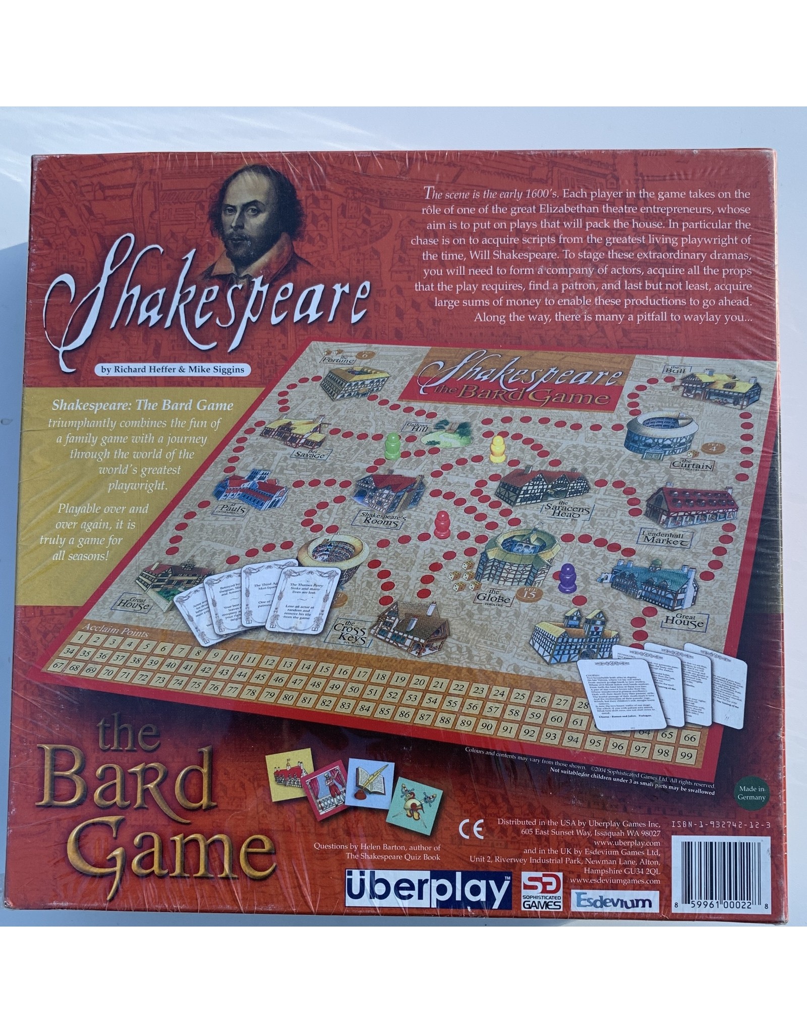 Uberplay Shakespeare: The Bard Game (2004) NIS