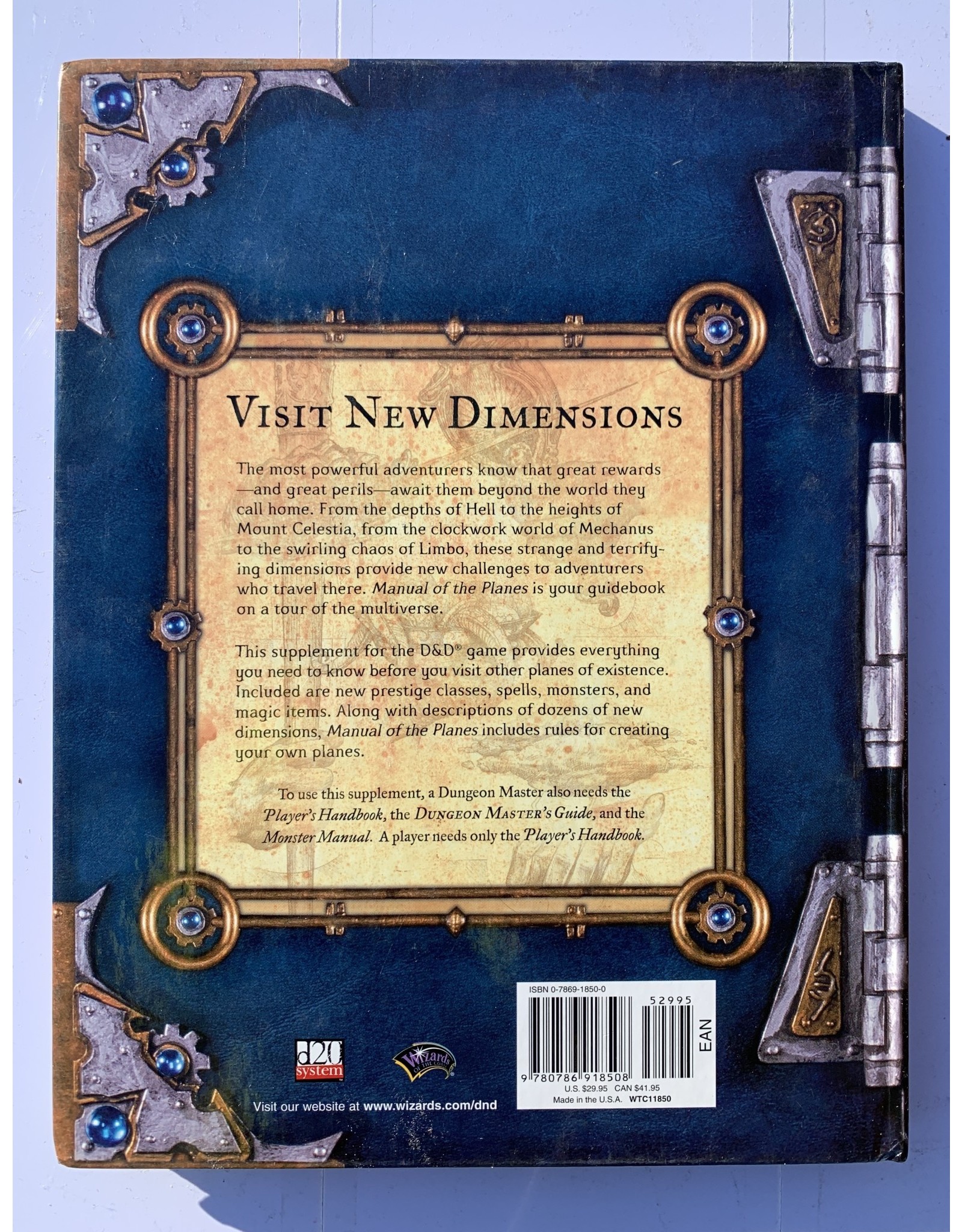 Wizards of the Coast Dungeons & Dragons (3rd Edition) - Manual of the Planes (2001)