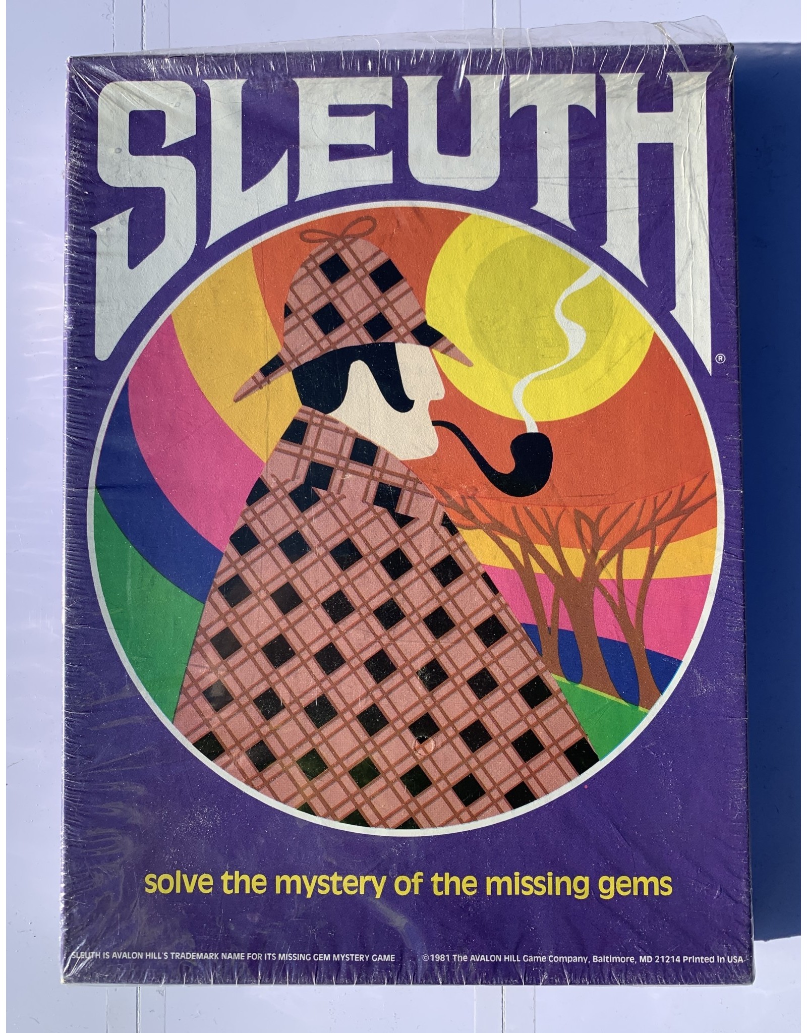 Avalon Hill Game Company Sleuth (1971)  (Made in 1981) (NIS)