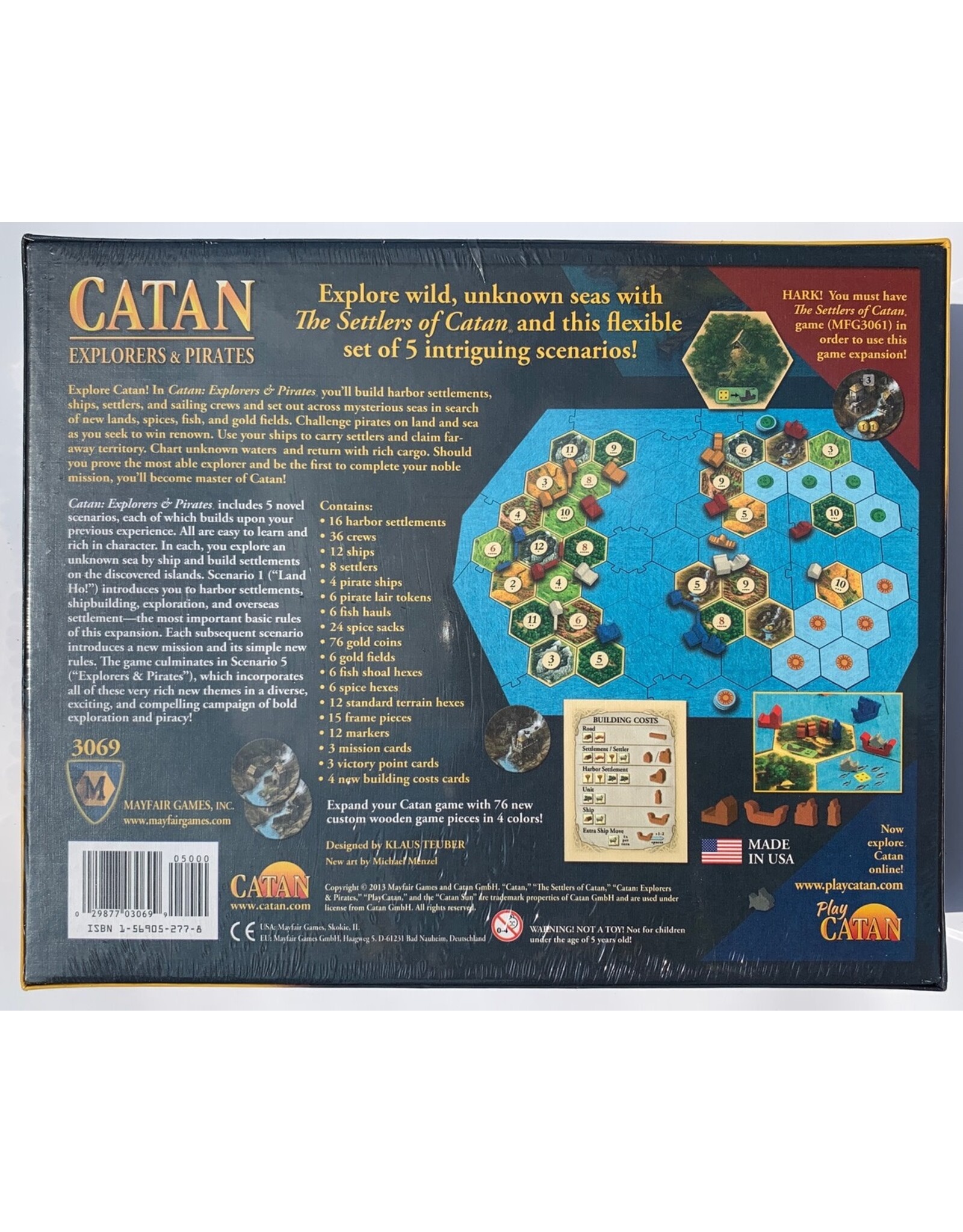 Mayfair CATAN: Explorers & Pirates (2013) (English First Edition) (NIS)
