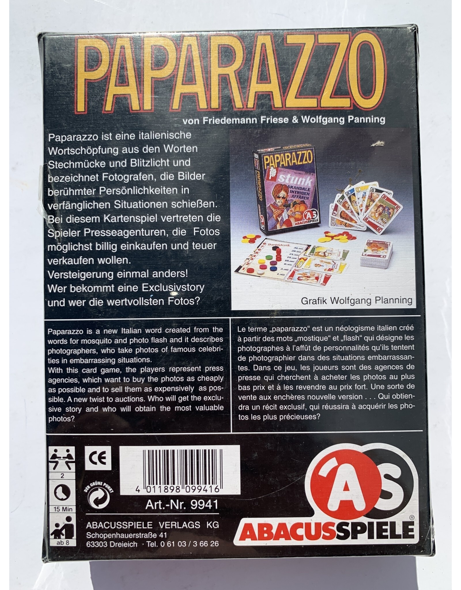 Abacusspiele Paparazzo (1994) NIS