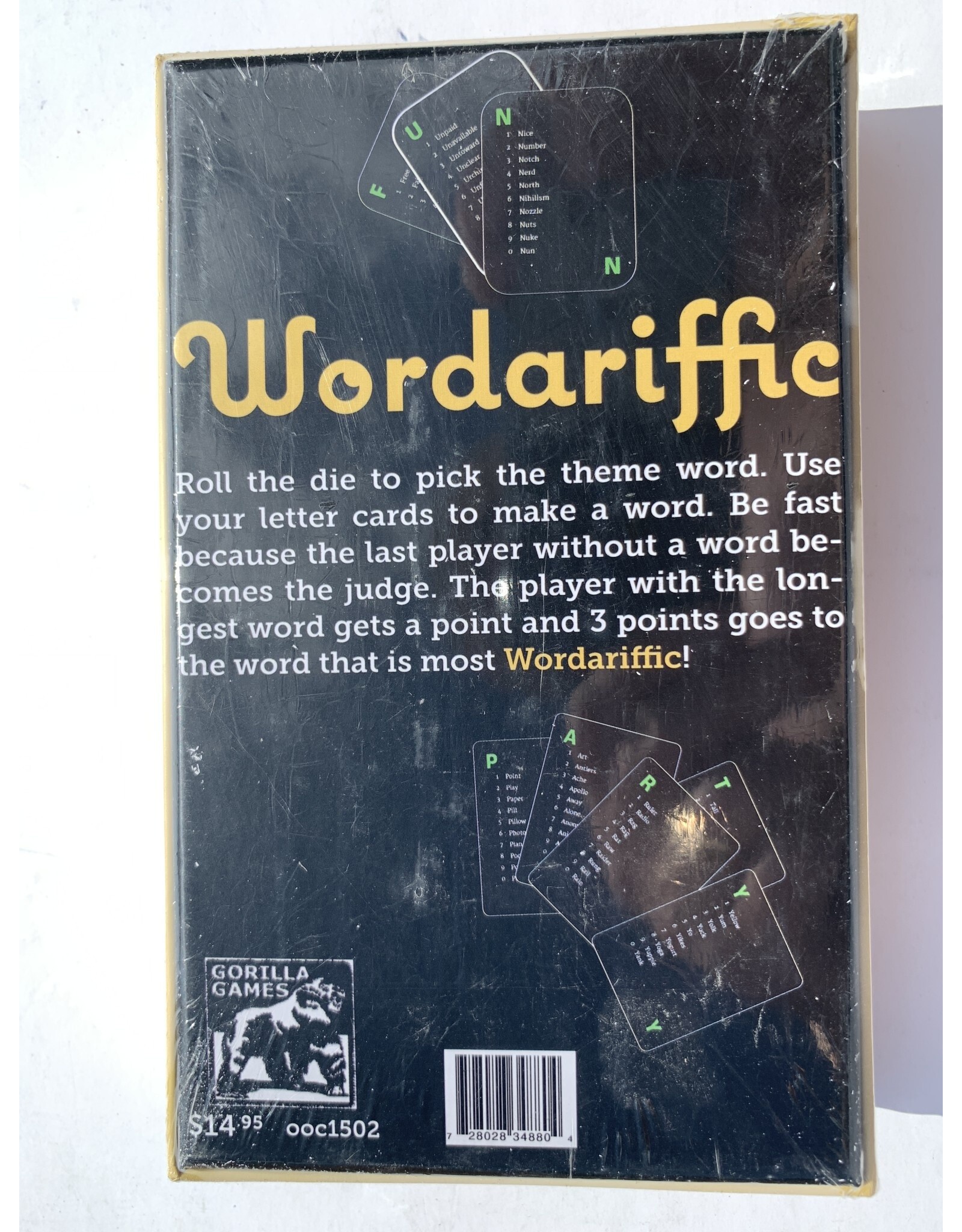 Gorilla Games Wordariffic (2015) NIS