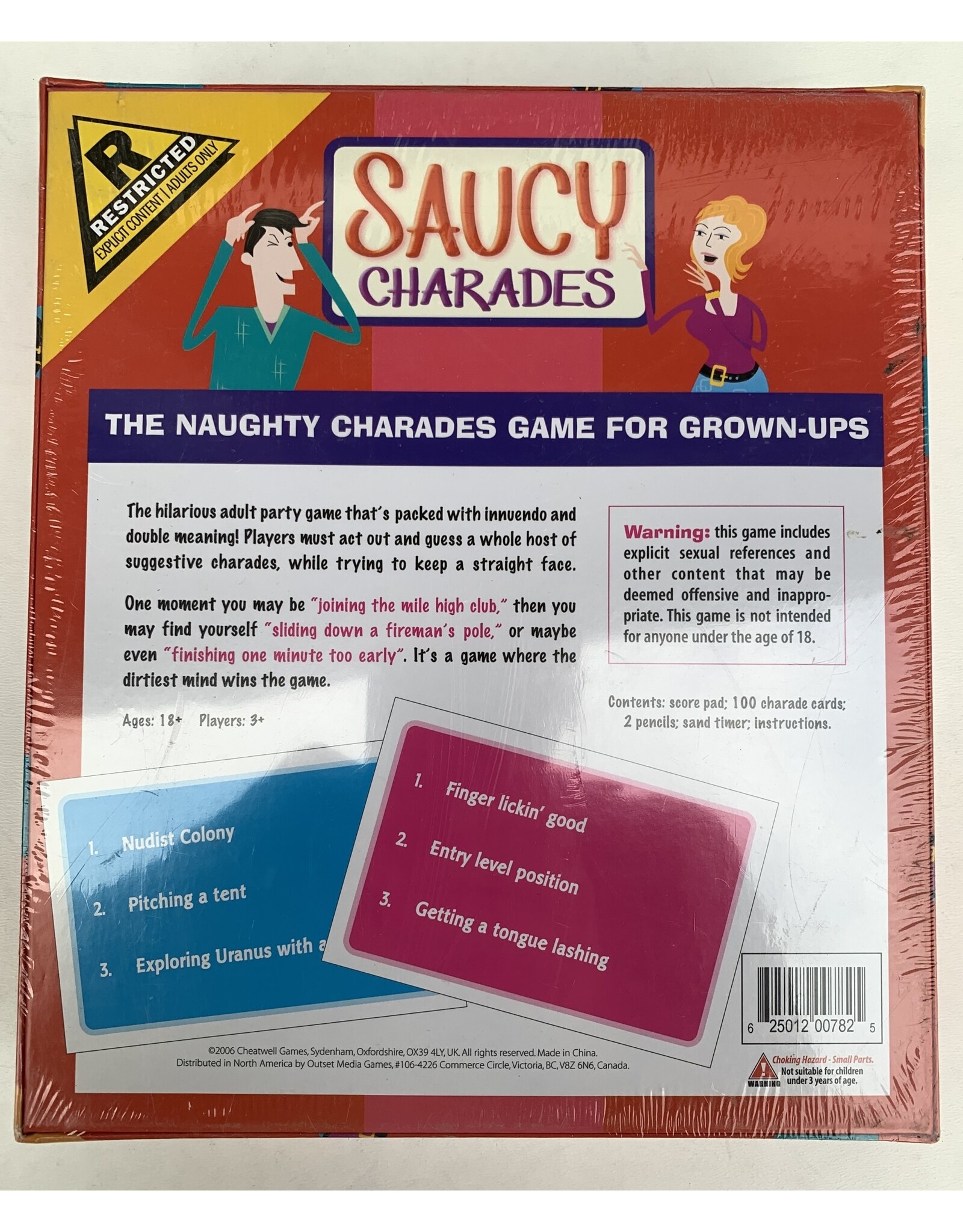 Outset Media Saucy Charades (2004) NIS