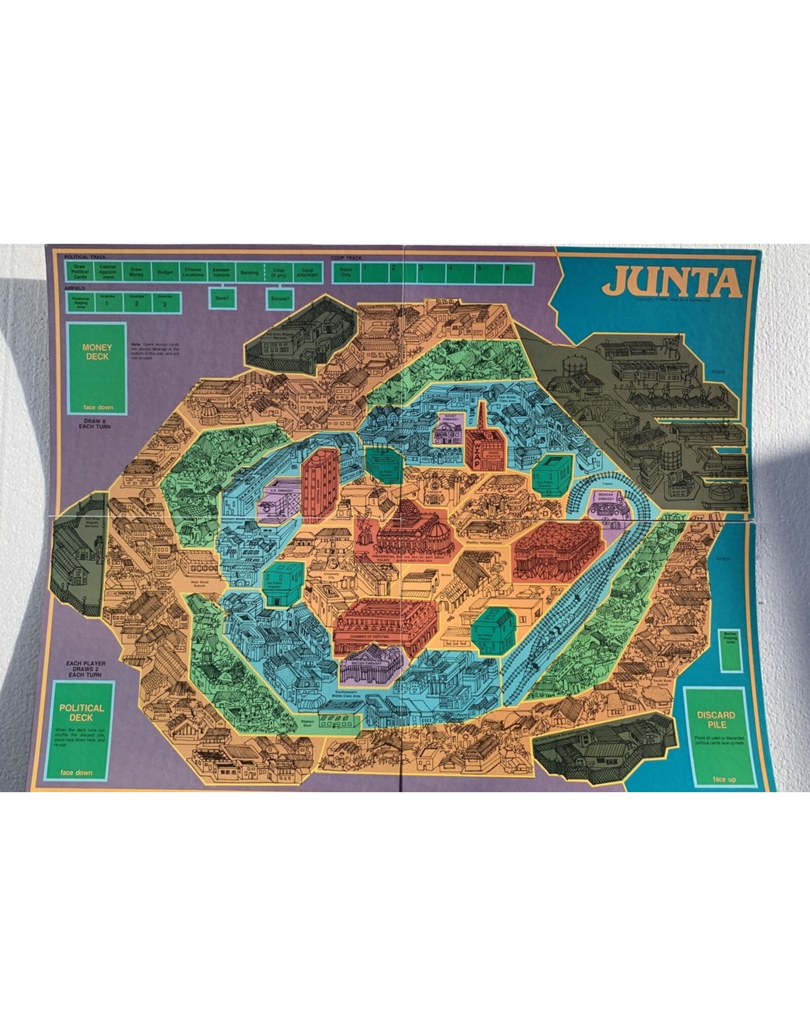 WEST END GAMES Junta (1979) (Made in 1985) (used)